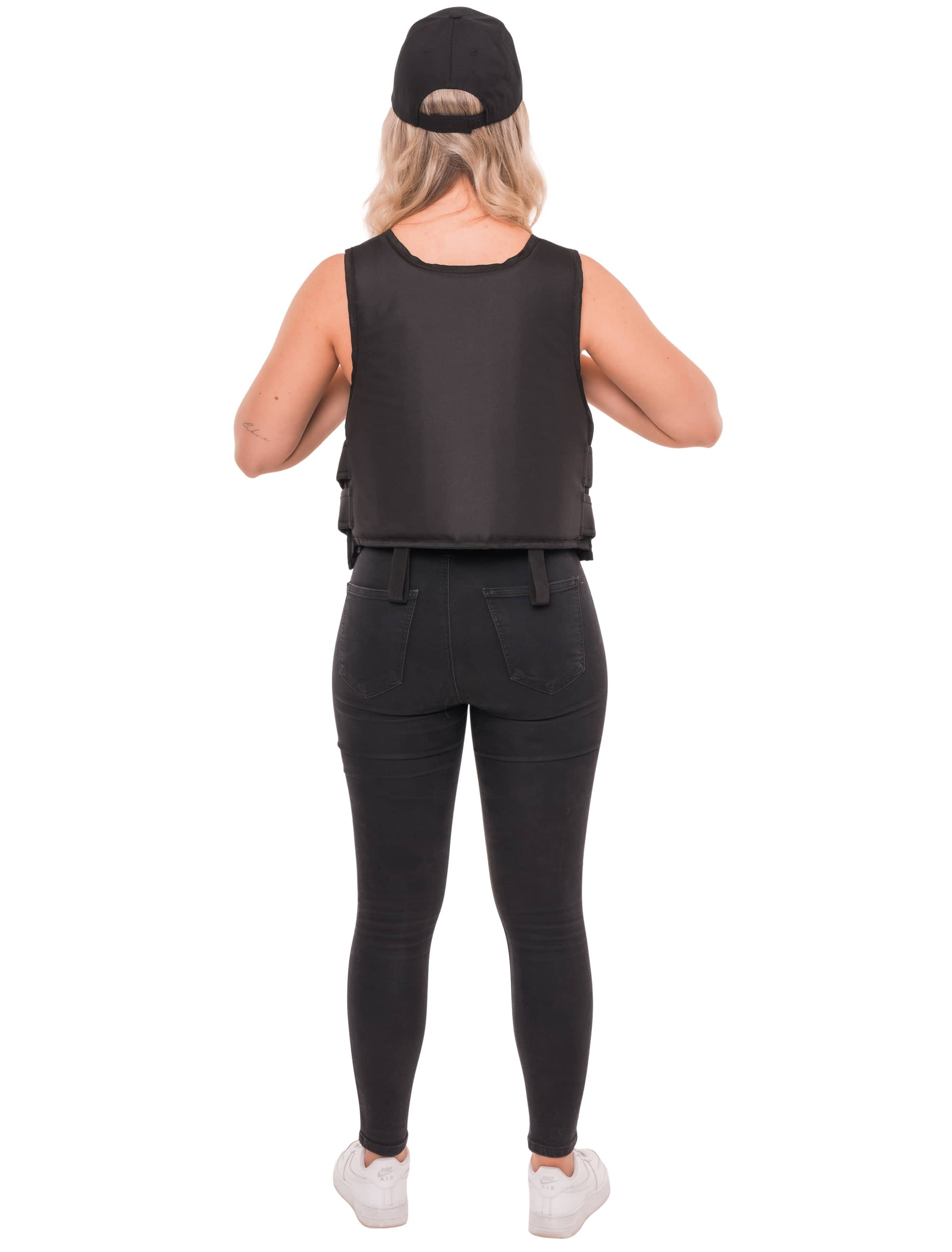 Weste SWAT kurz schwarz one size