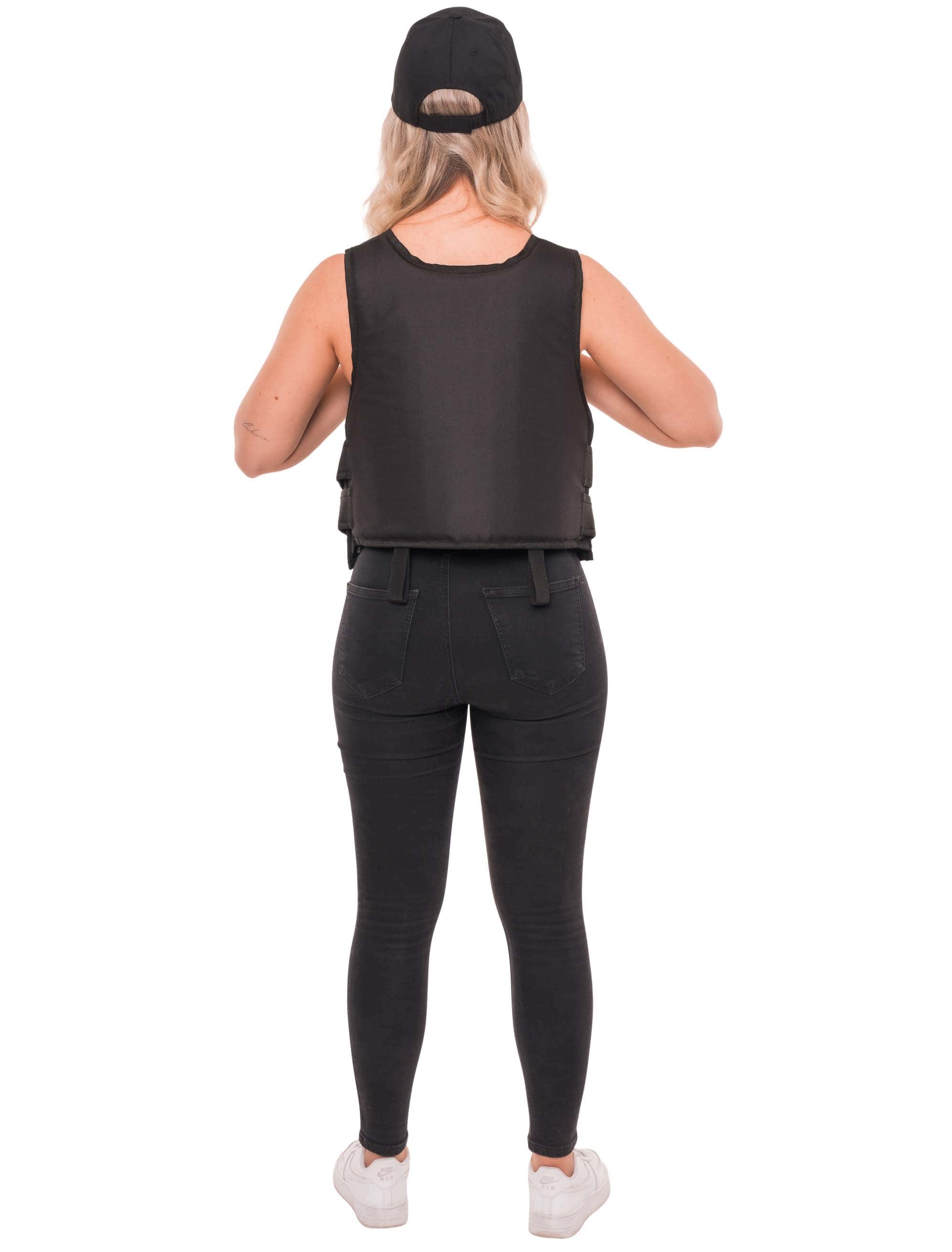 Weste SWAT kurz schwarz one size