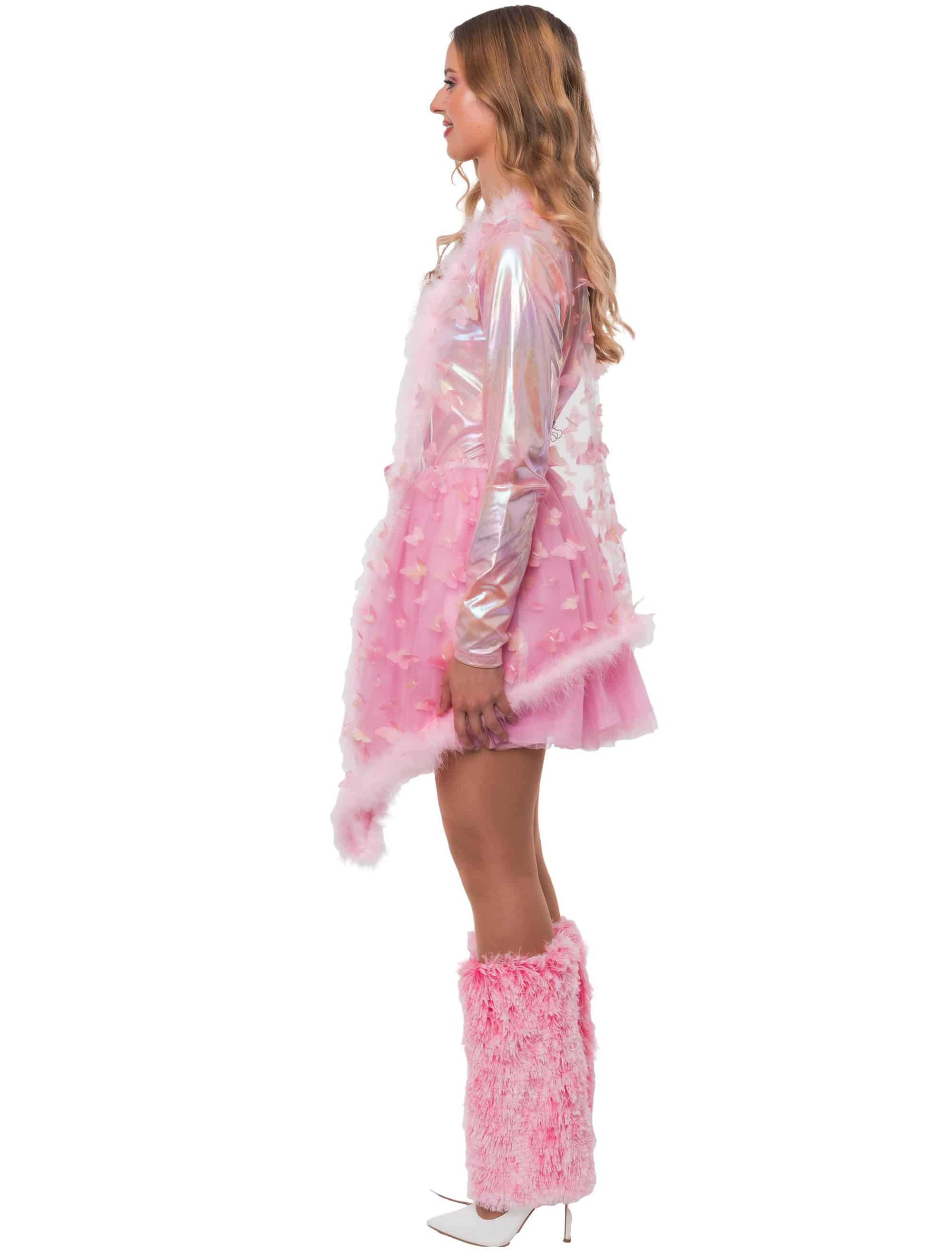 Weste lang Blumen Damen bunt S/M