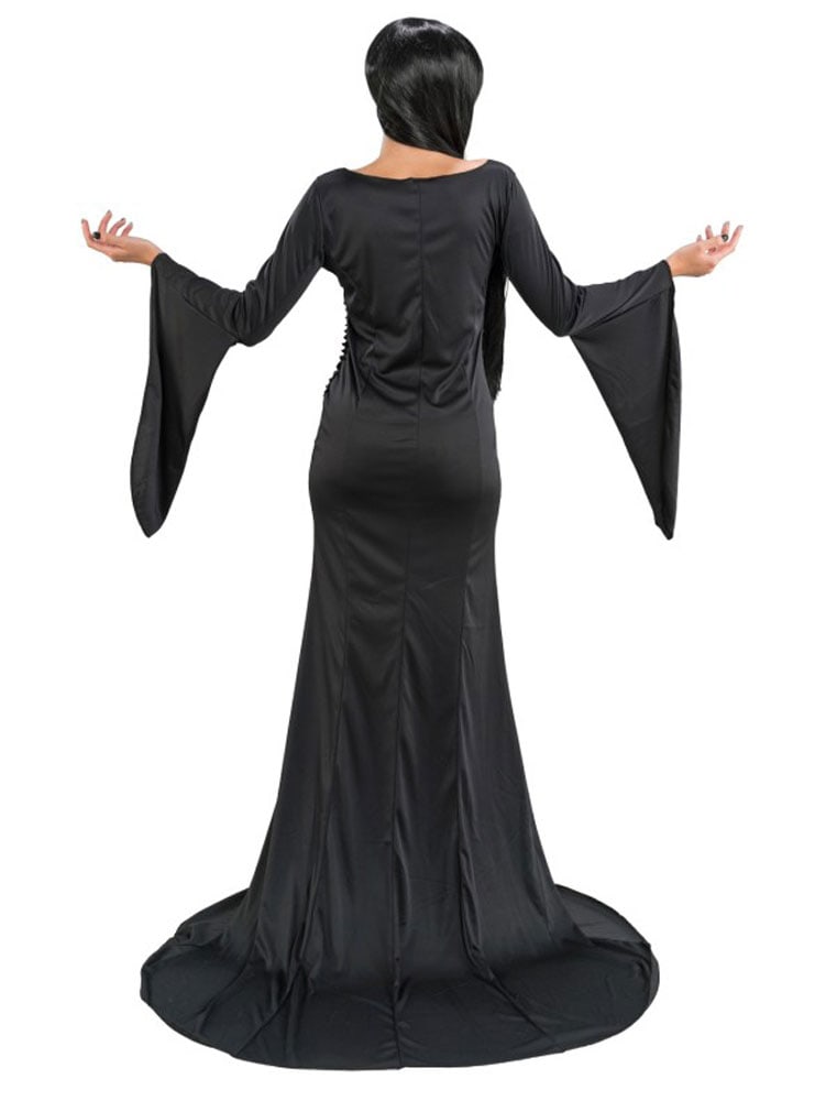 Kleid Morticia Addams Damen schwarz M