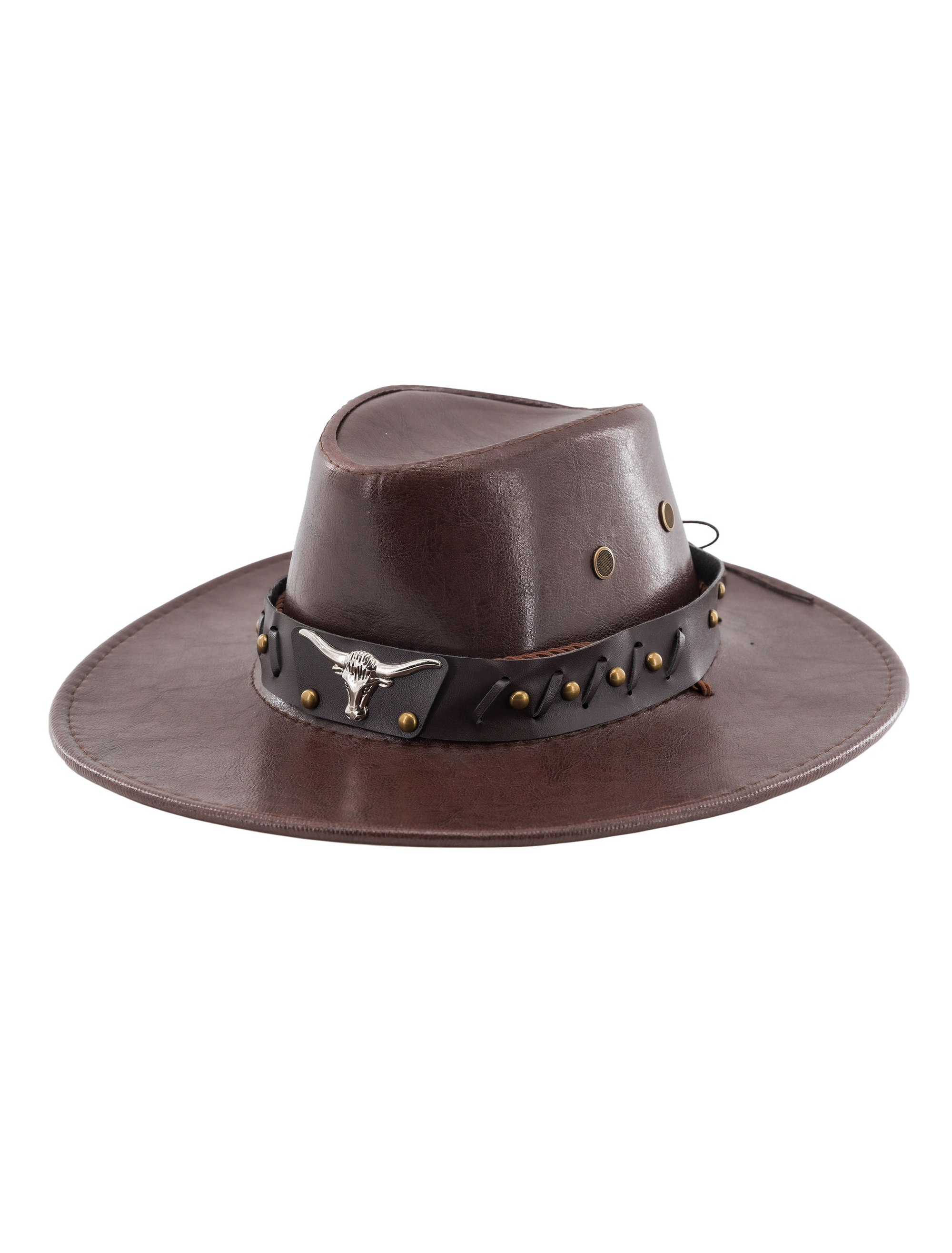 Cowboyhut Longhorn braun one size