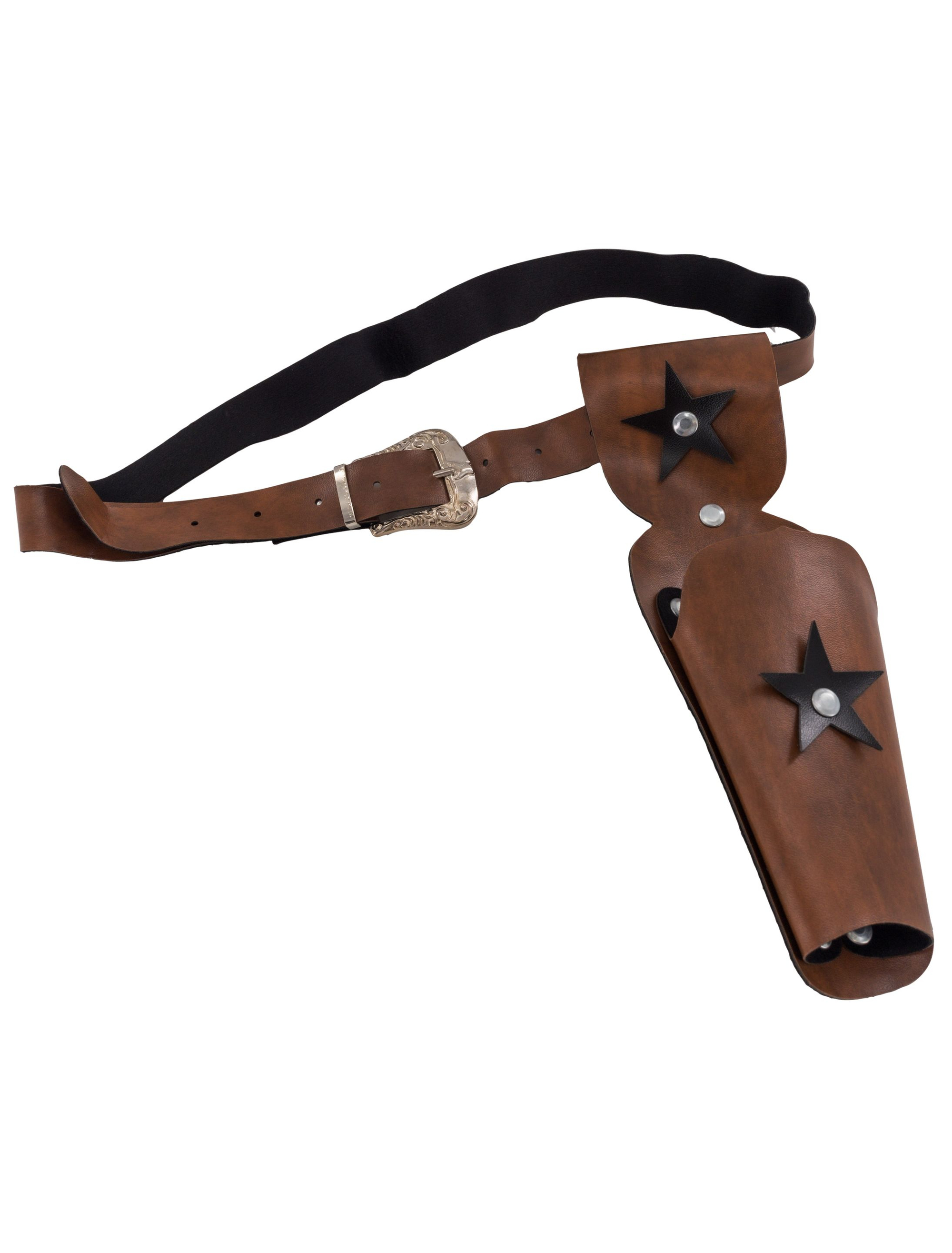 Coltgürtel Lefa 1 Tasche Stern braun