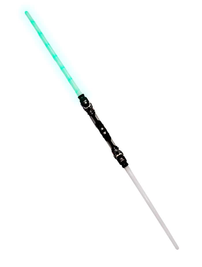 Lichtschwert mit Sound 68cm Kinder grün