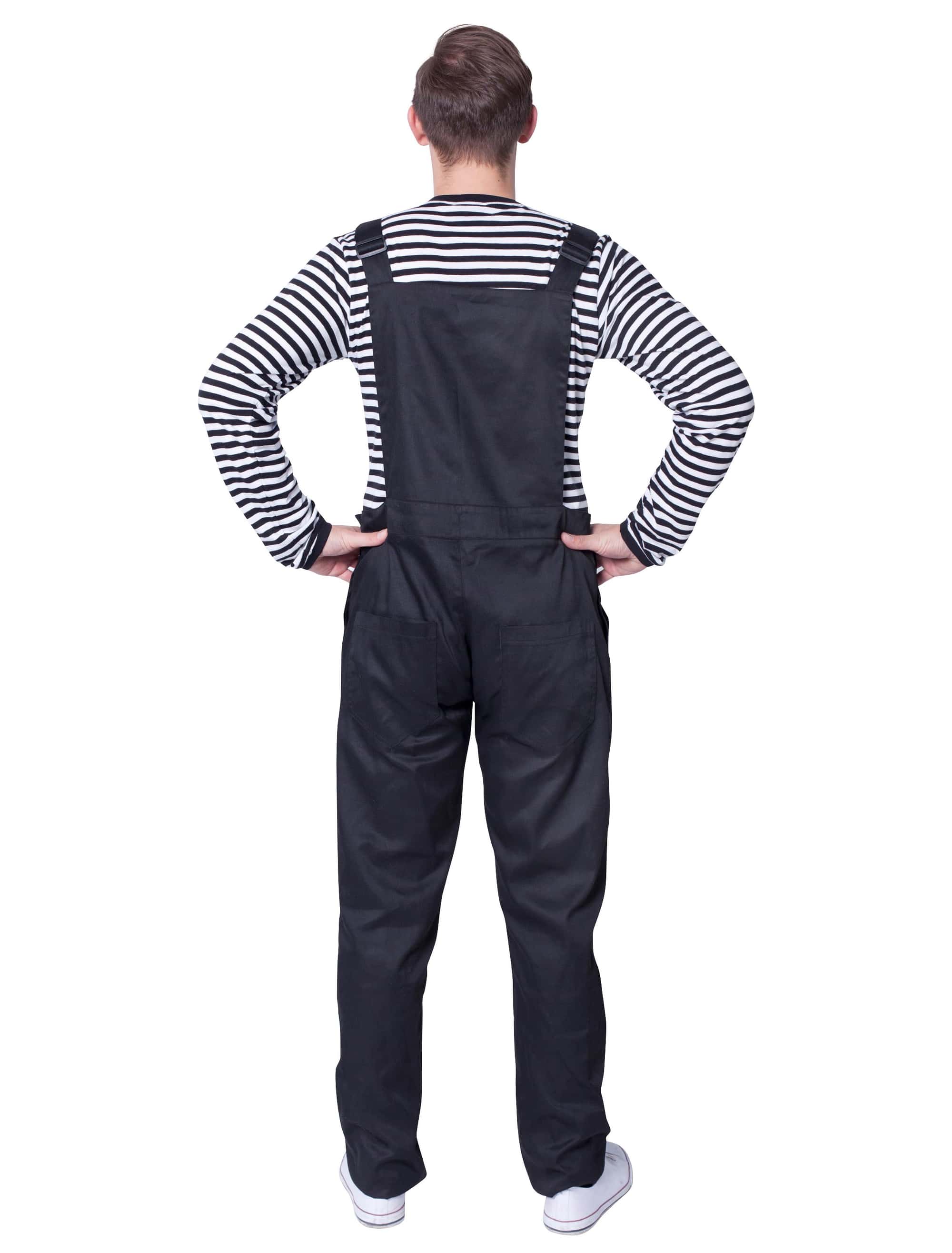 Latzhose schwarz 3XL
