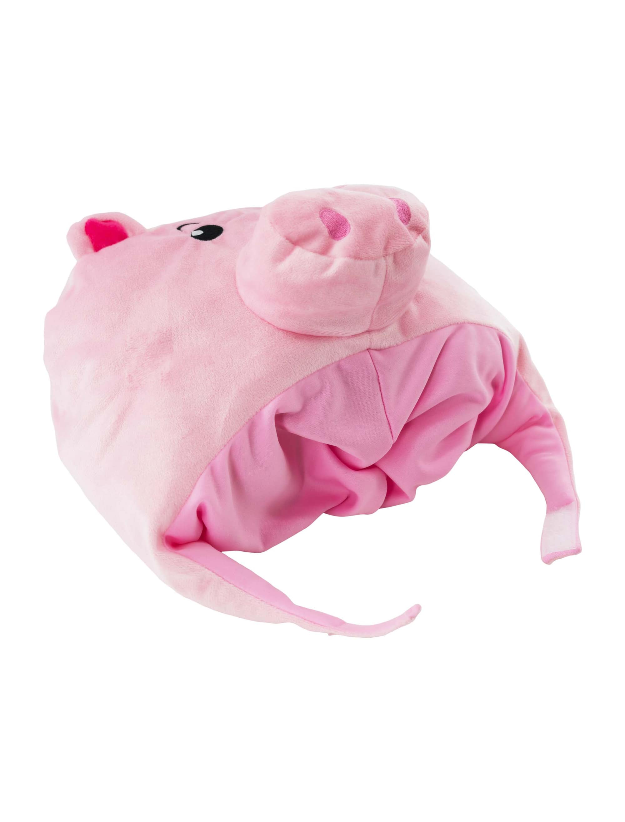 Mütze Schwein rosa one size