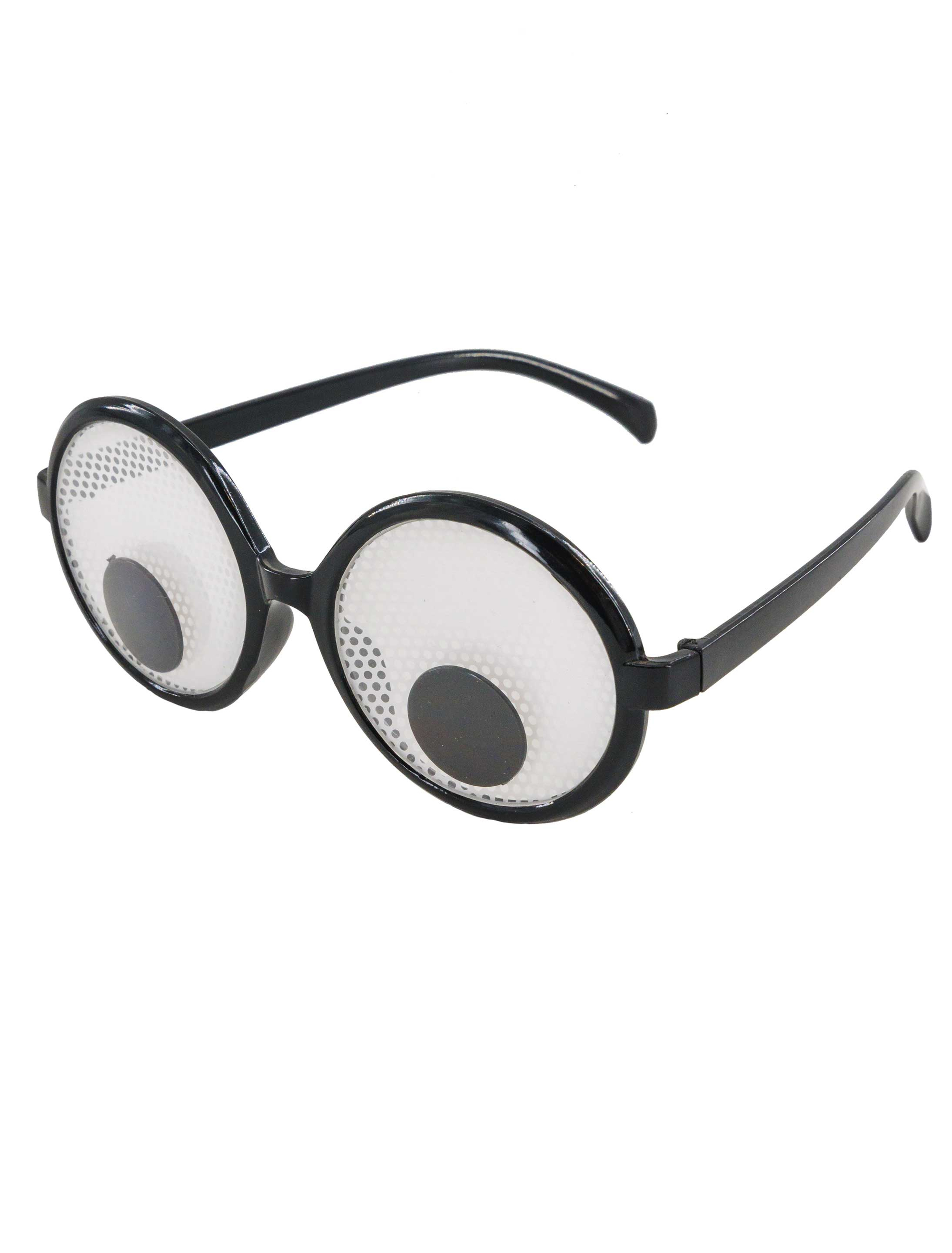 Brille mit rollenden Augen schwarz/weiß