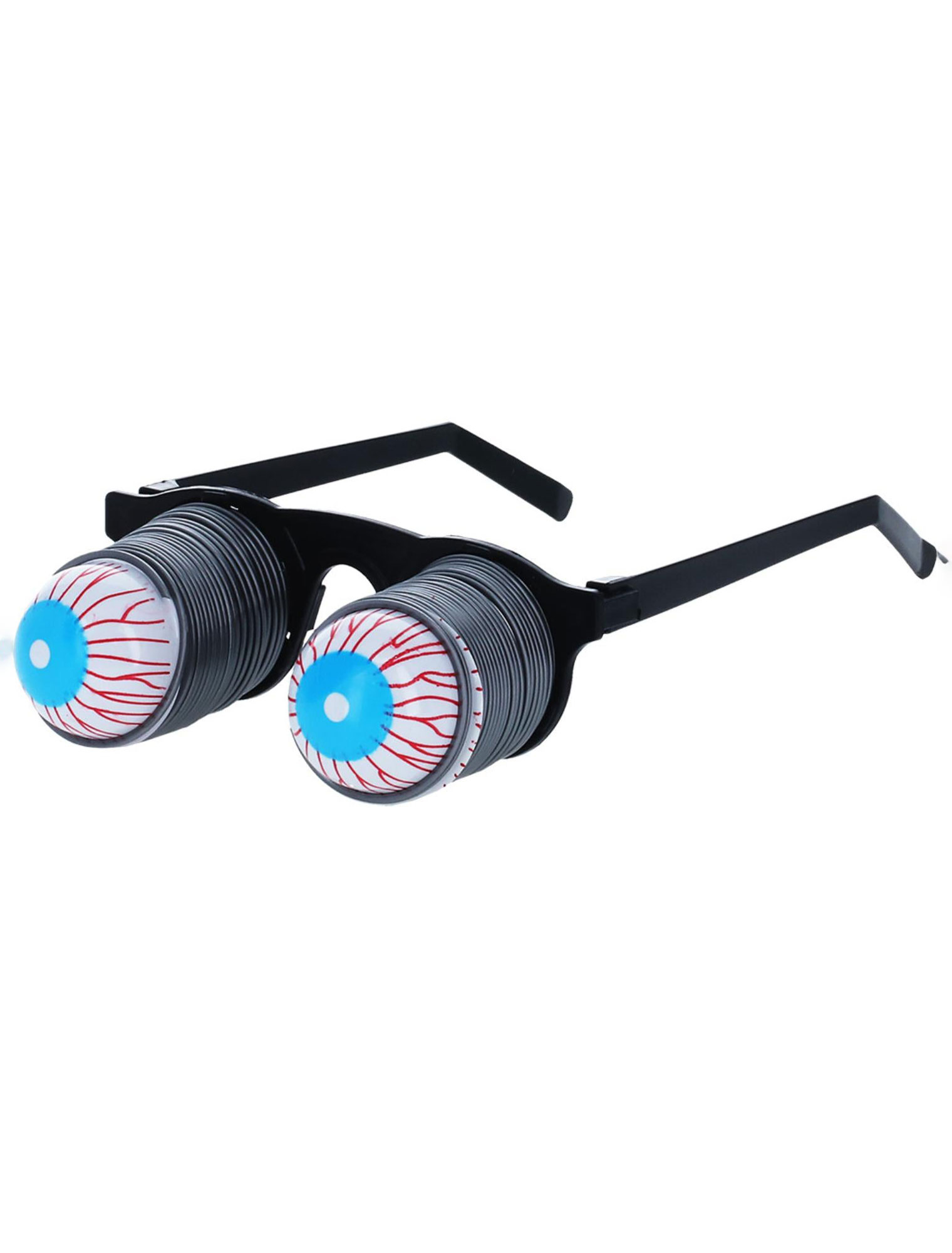 Brille springende Augen rot/weiß/blau