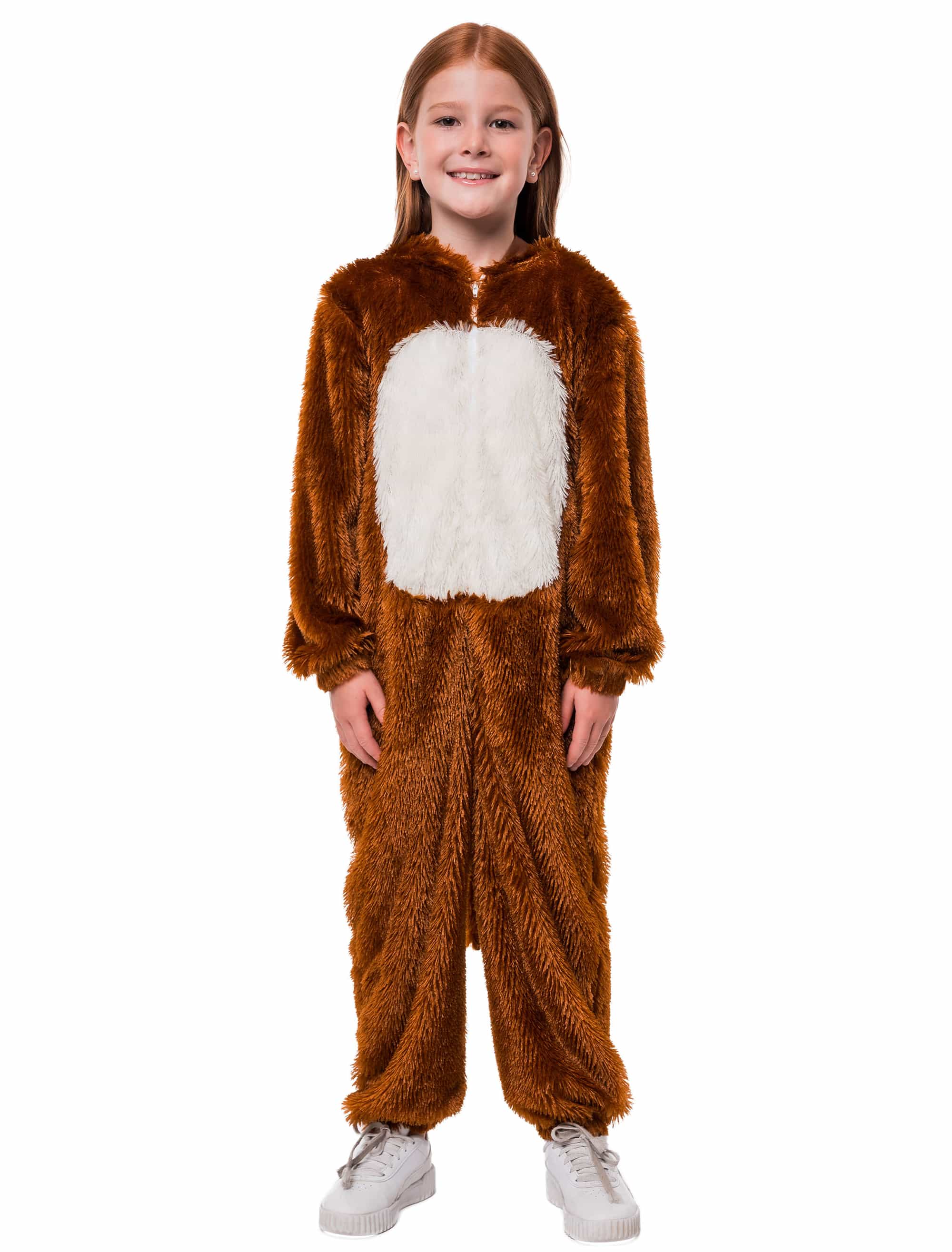 Overall Affe Plüsch Kinder braun 116