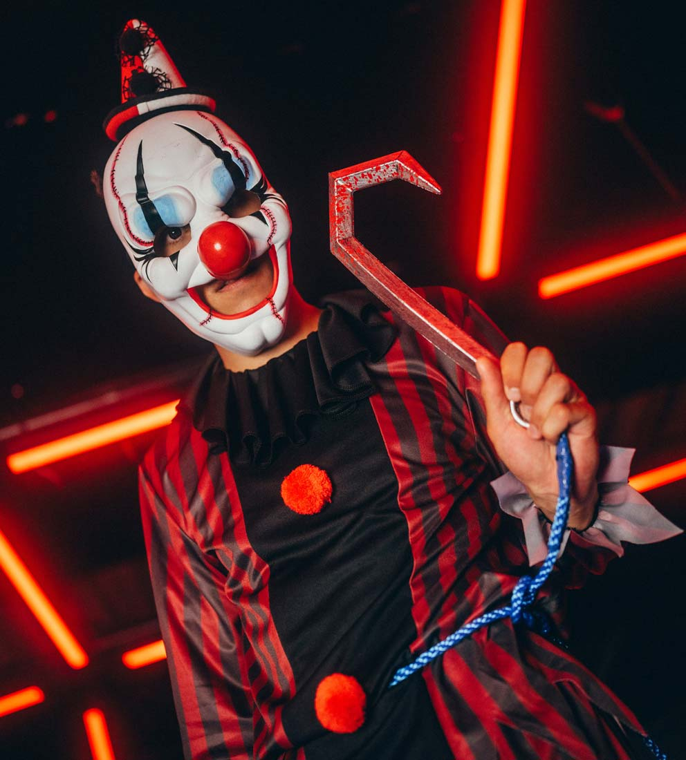 Halloween Kostümidee Horrorclown bei Deiters kaufen