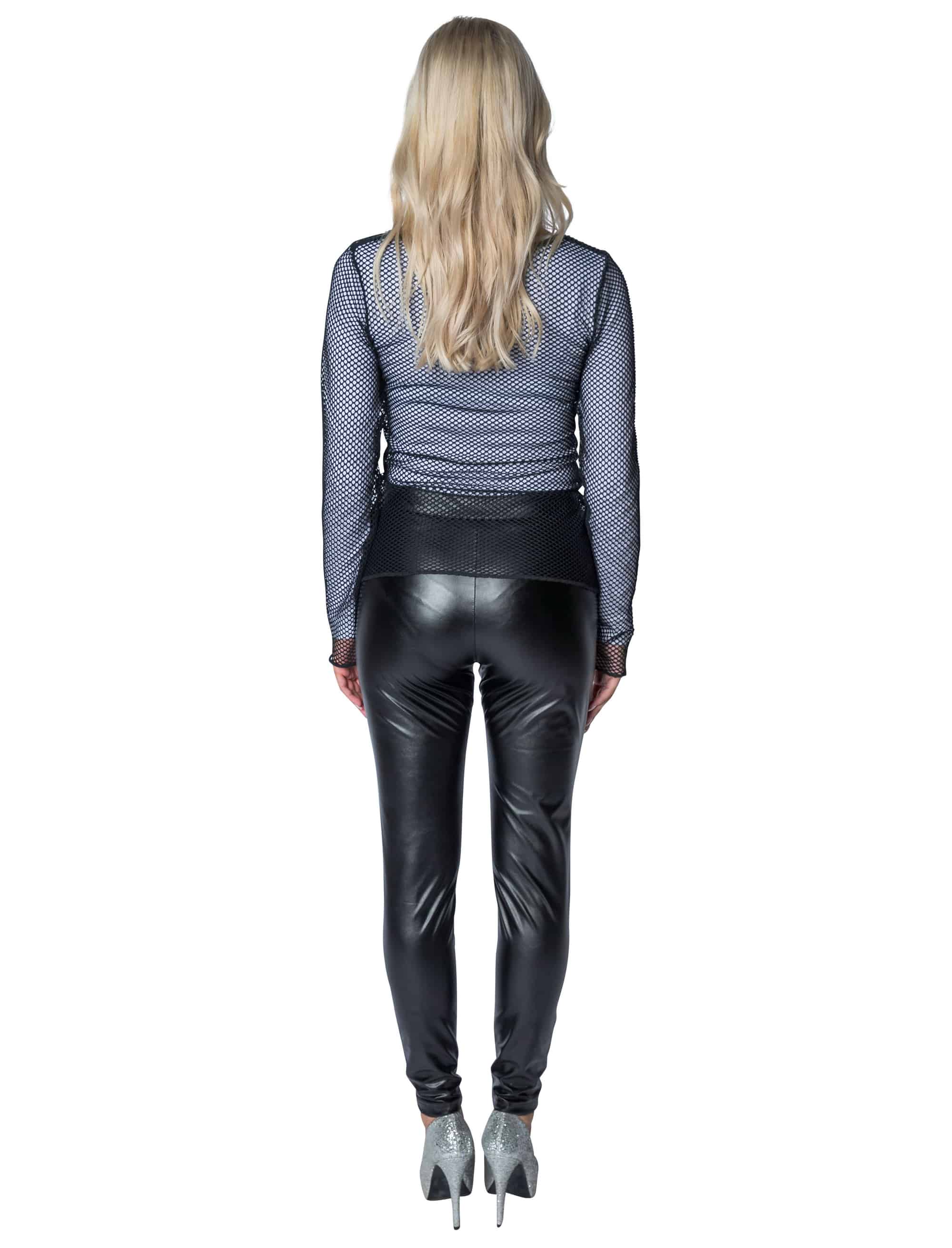 Netzshirt Damen schwarz 42-44