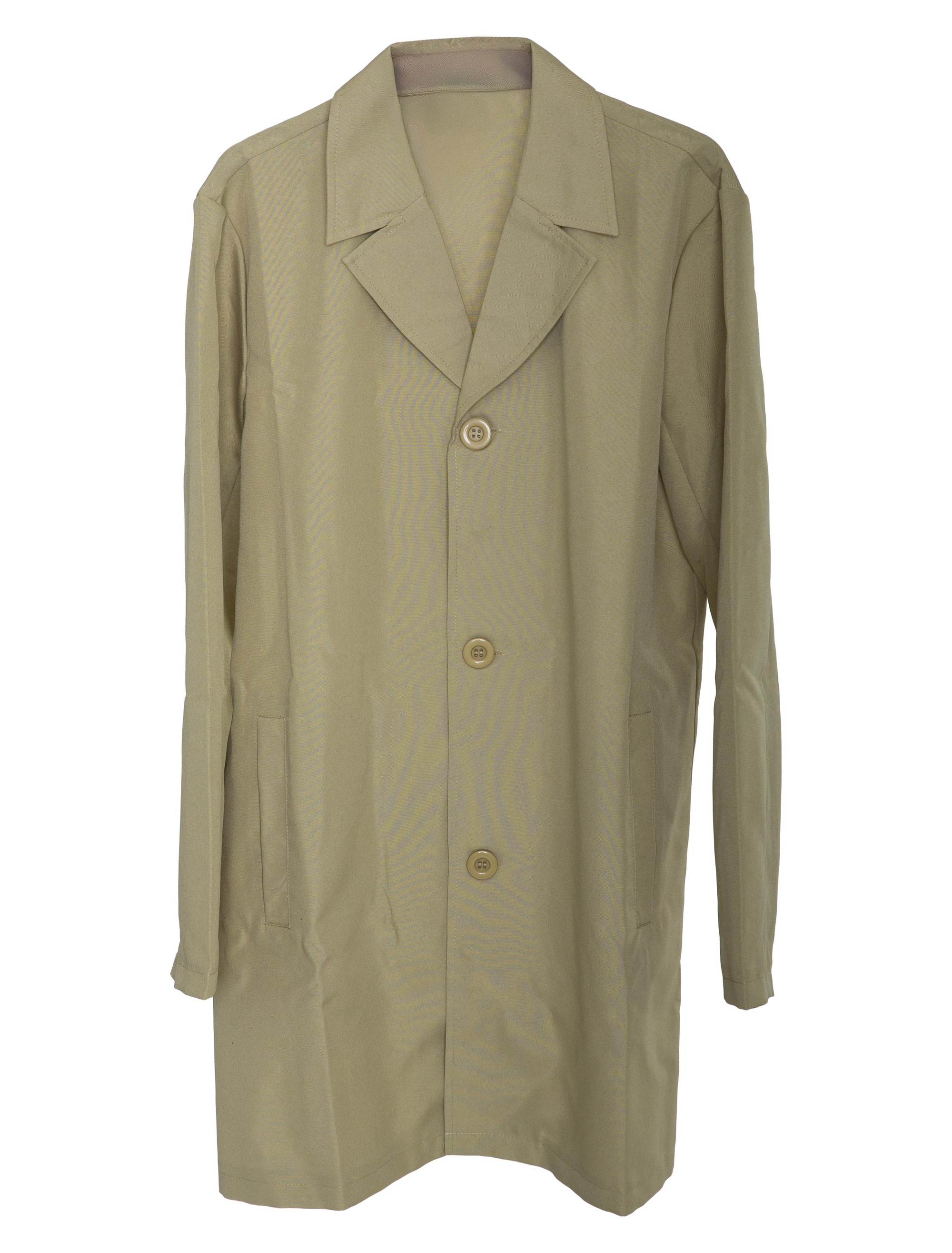 Mantel Reporter Herren beige S/M