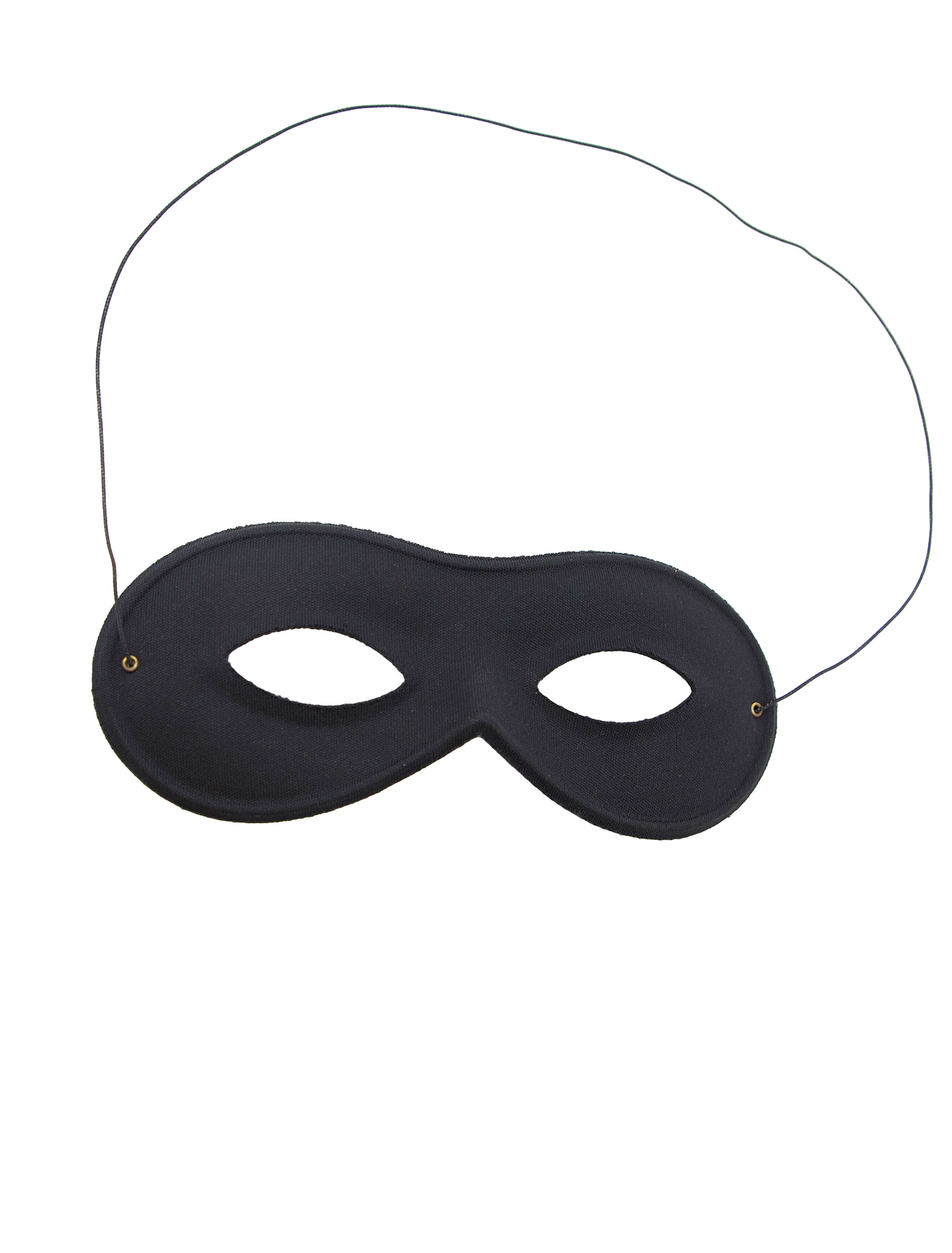 Maske Domino schwarz