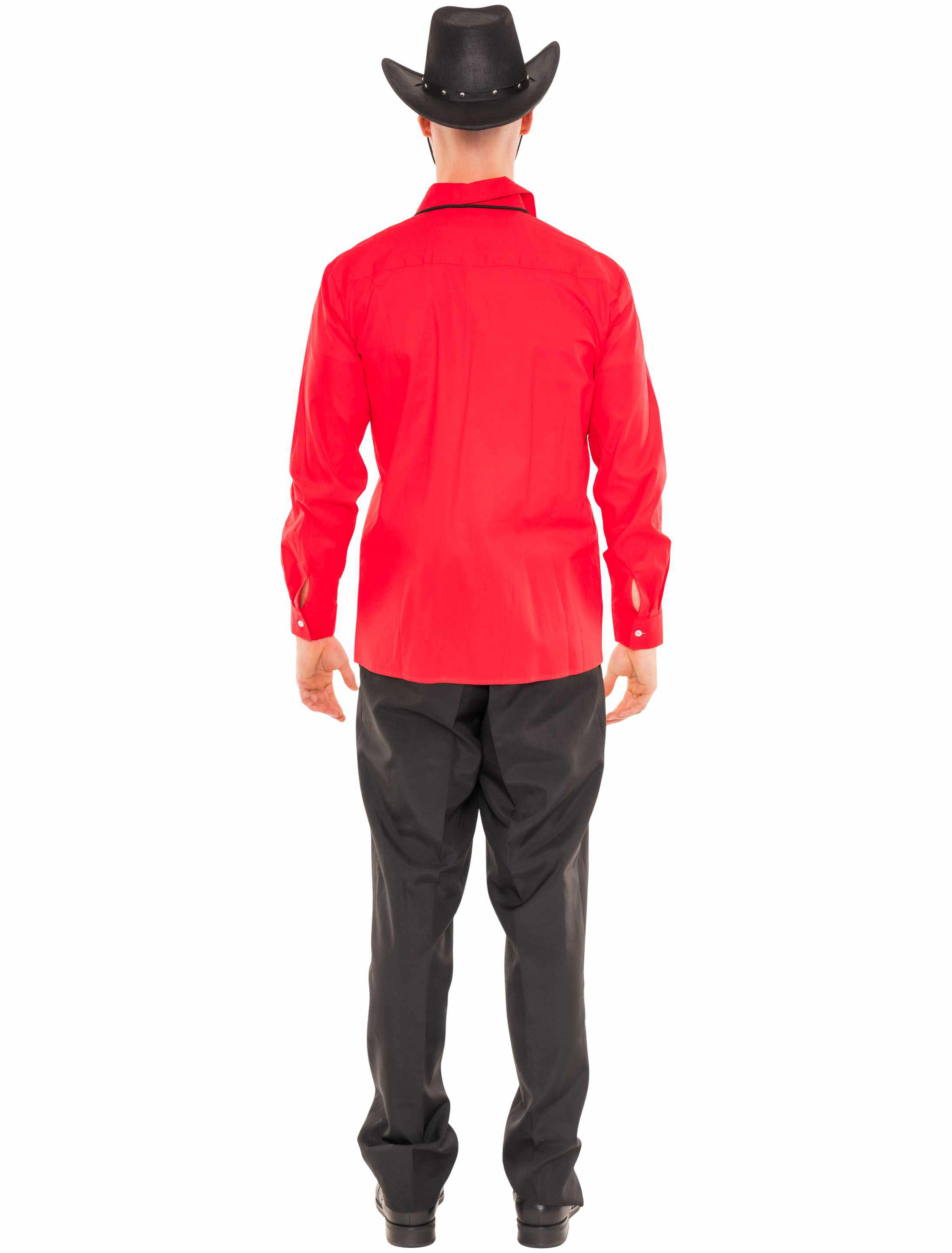 Hemd Cowboy Herren rot M