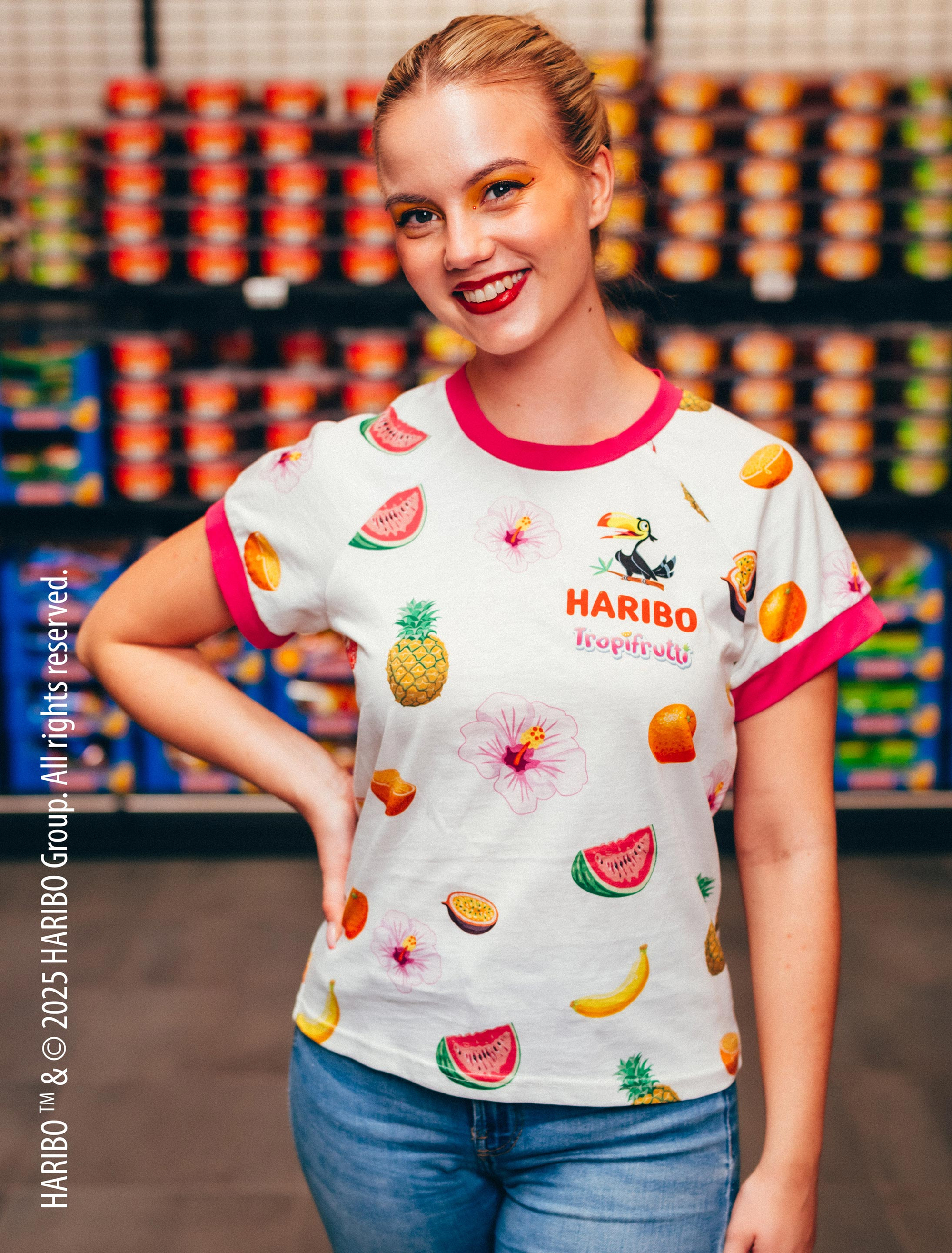 T-Shirt HARIBO Tropifrutti Damen bunt M
