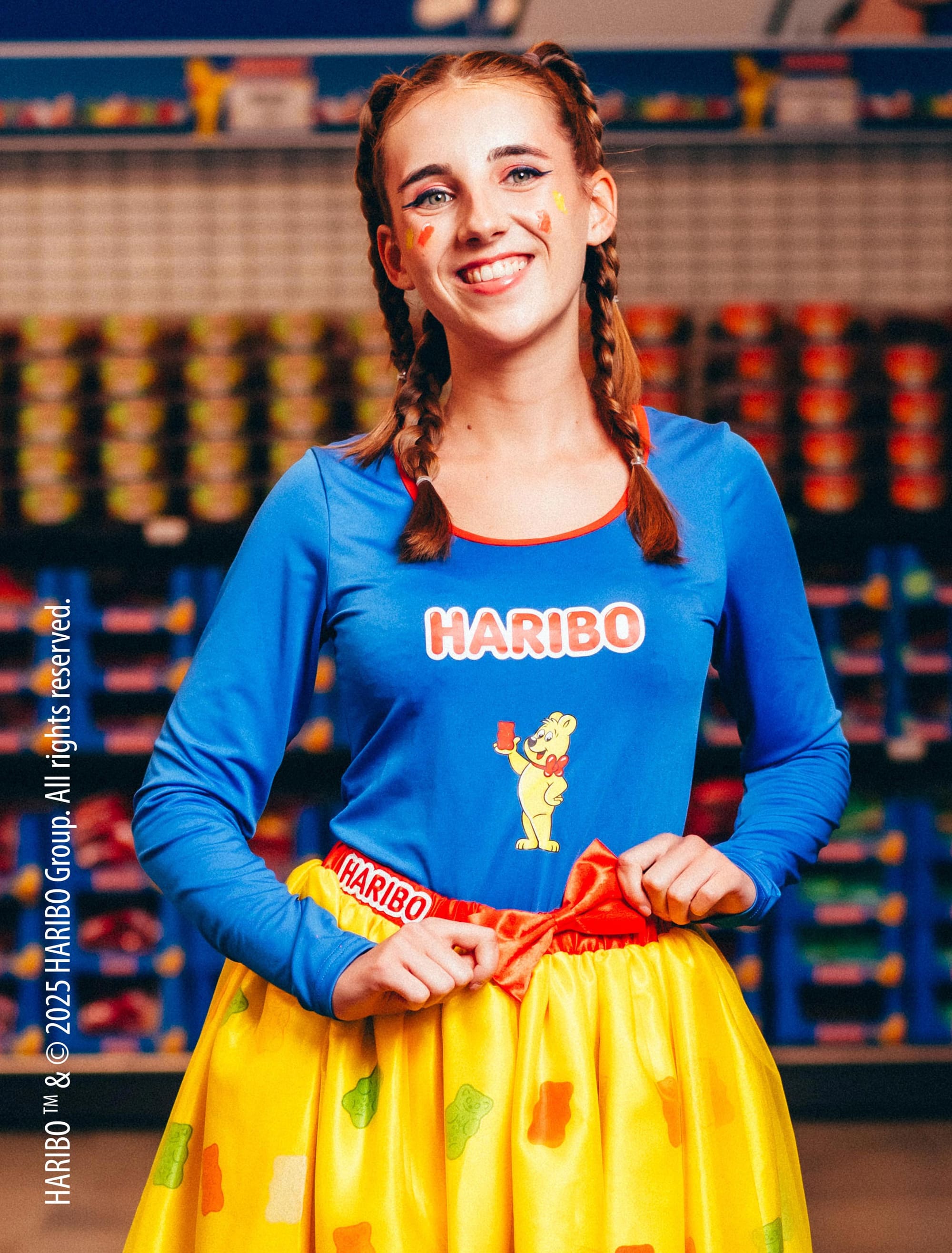 Body HARIBO Goldbären Damen blau 2XL/3XL