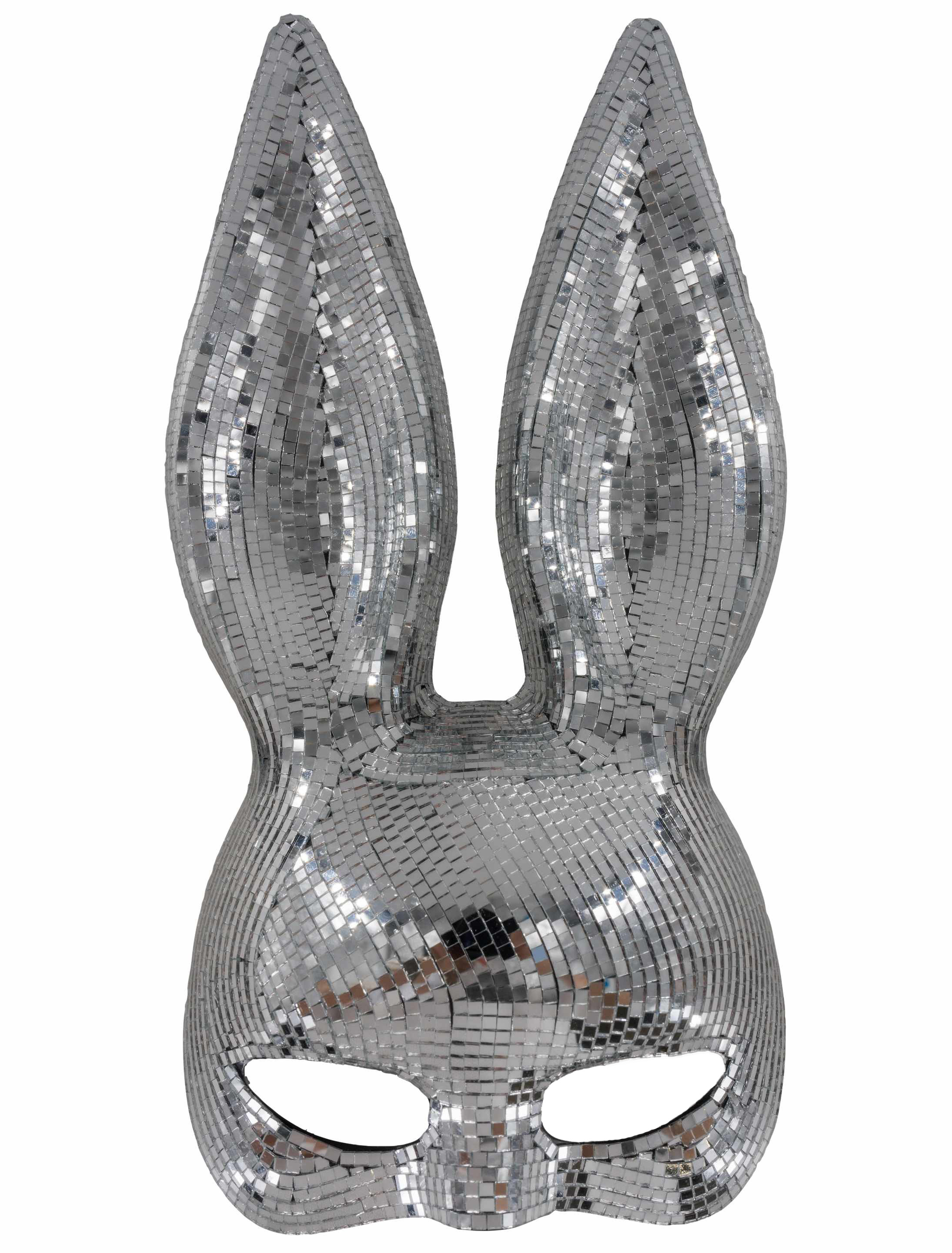 Maske Bunny silber