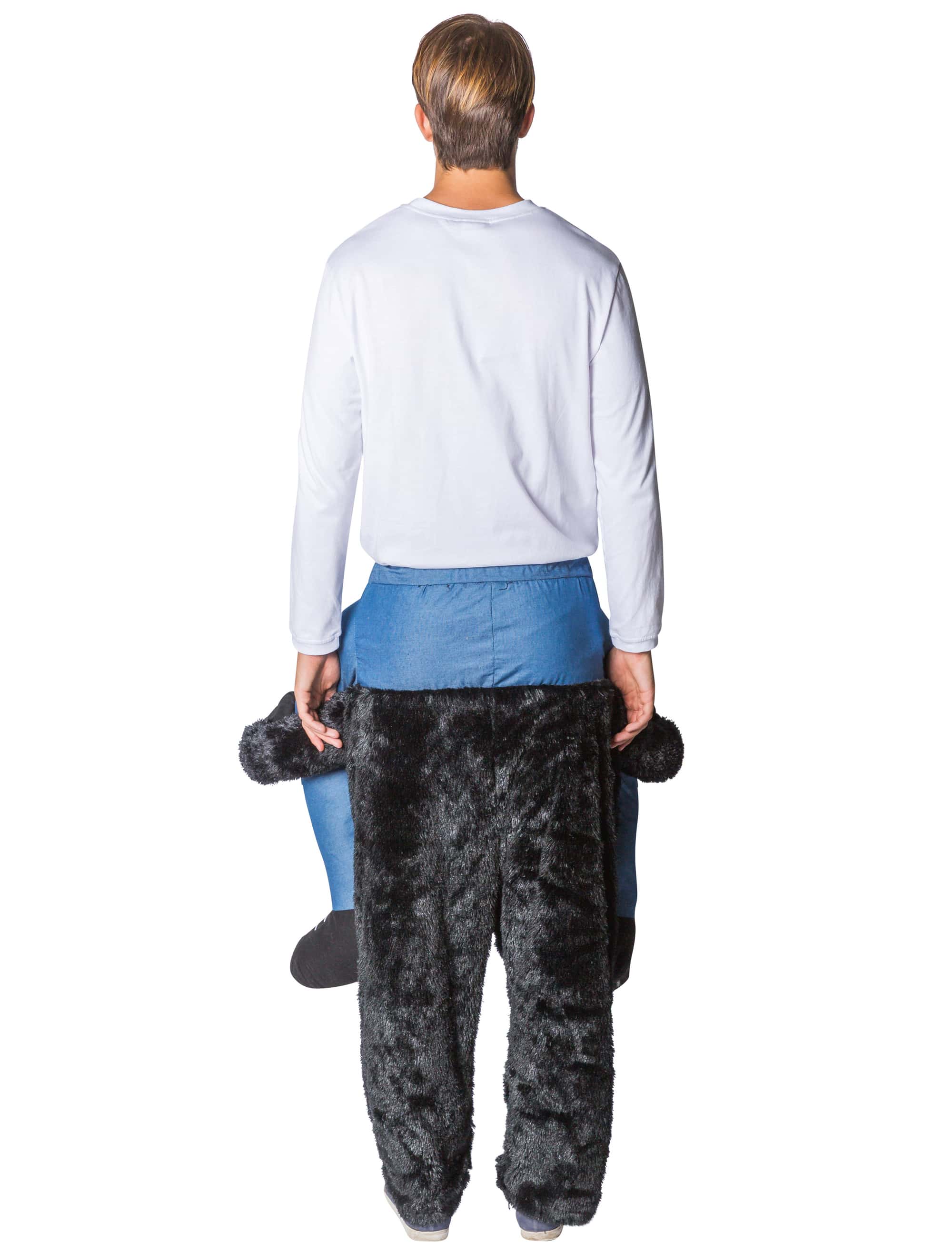 Kostüm Huckepack Gorilla schwarz one size