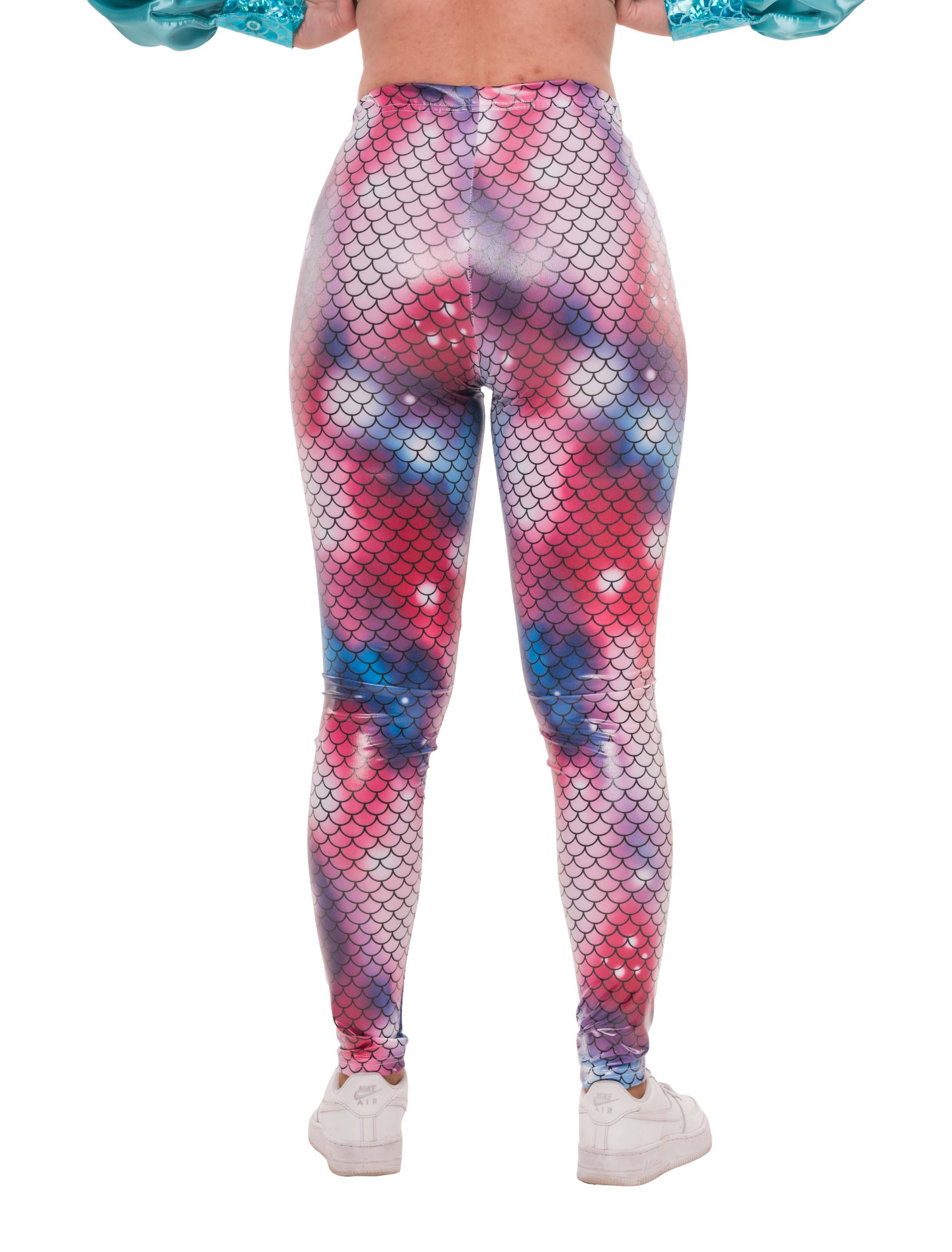 Leggings Unterwasserwelt pink/blau S/M
