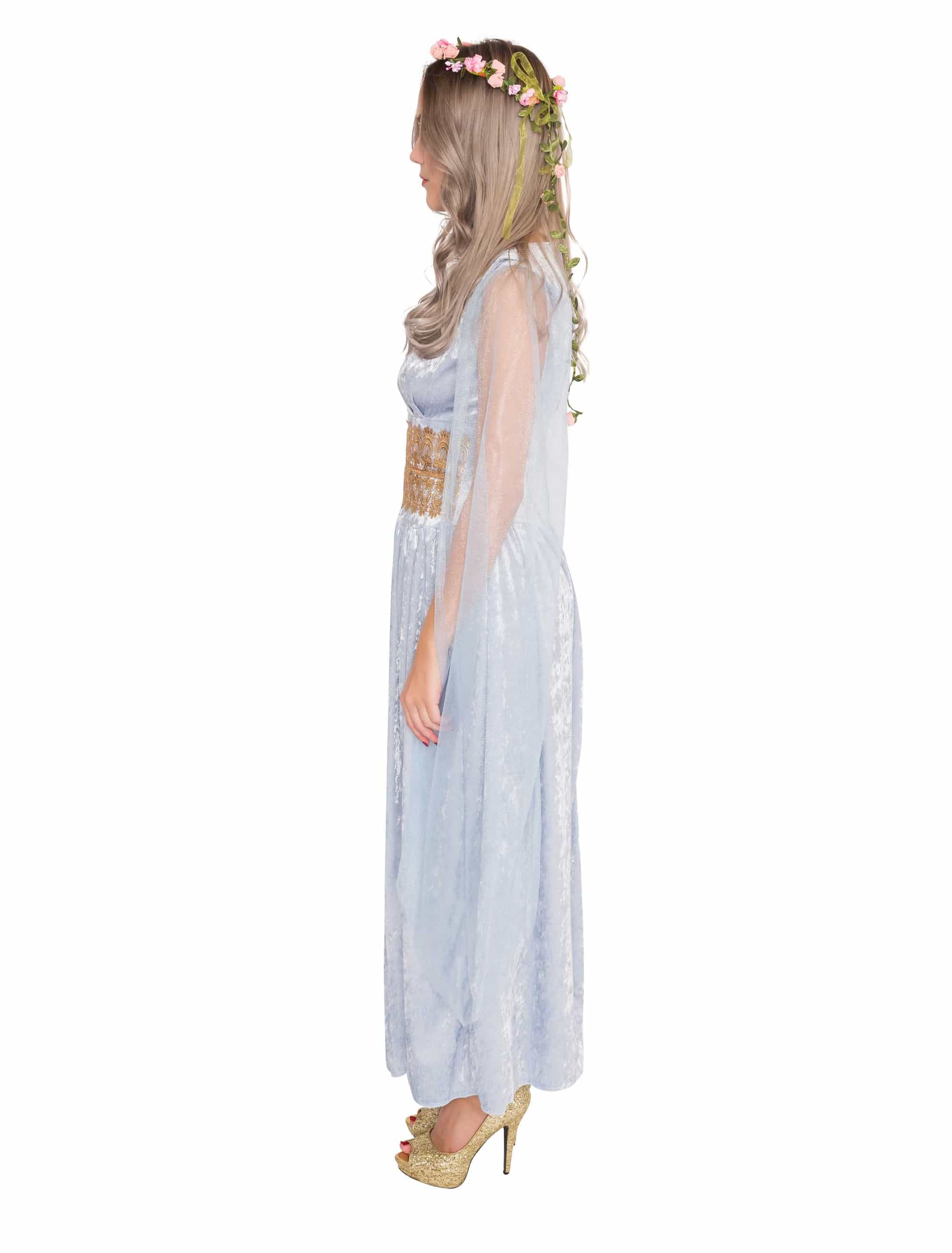 Kleid Römerin Damen hellblau L