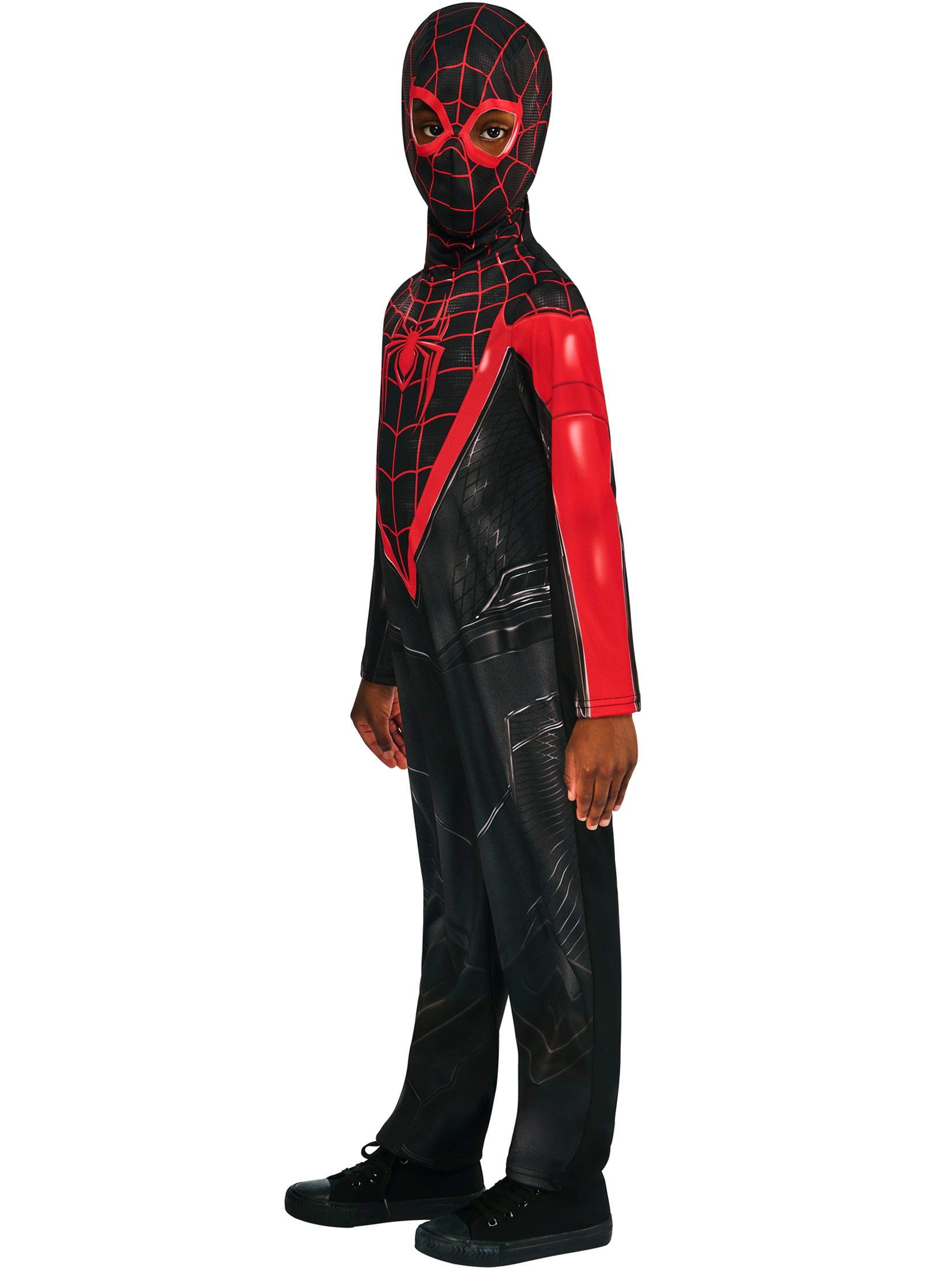 Spider-Man Miles Morales 2-tlg.  Kinder schwarz/rot 7-8 Jahre