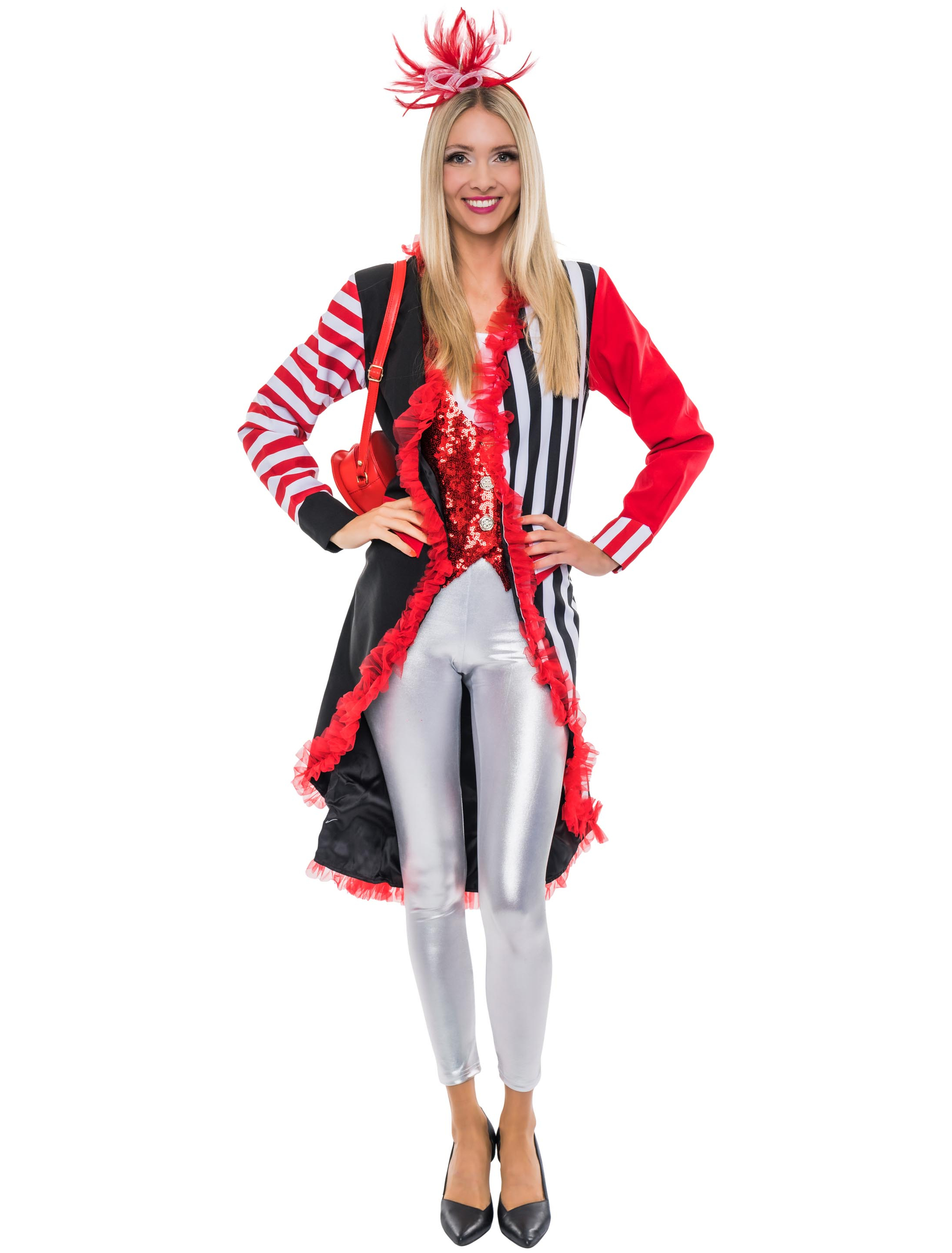 Jacke mit Tüll Köln Wappen Damen schwarz/weiß/rot 3XL
