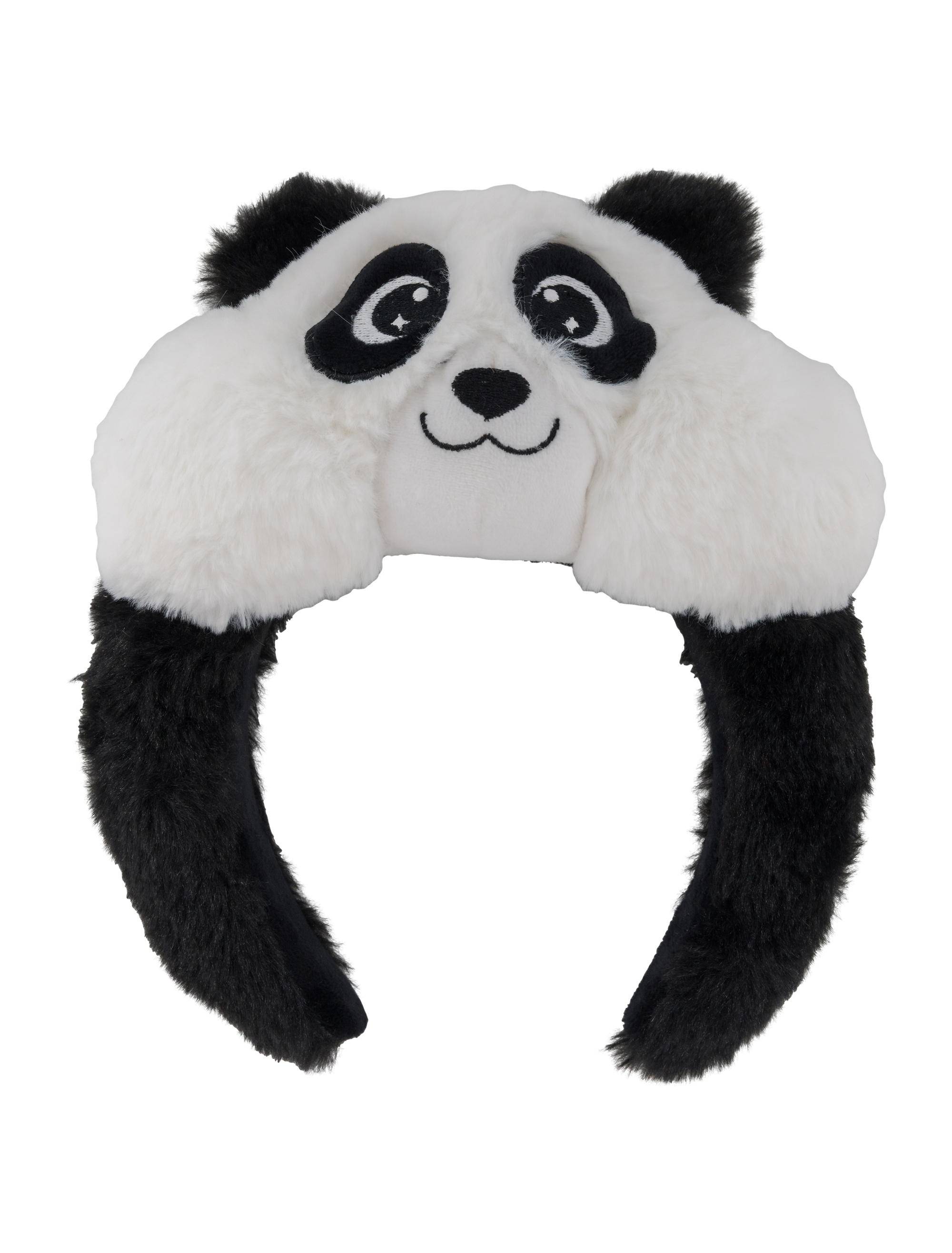 Haarreif Panda schwarz/weiß