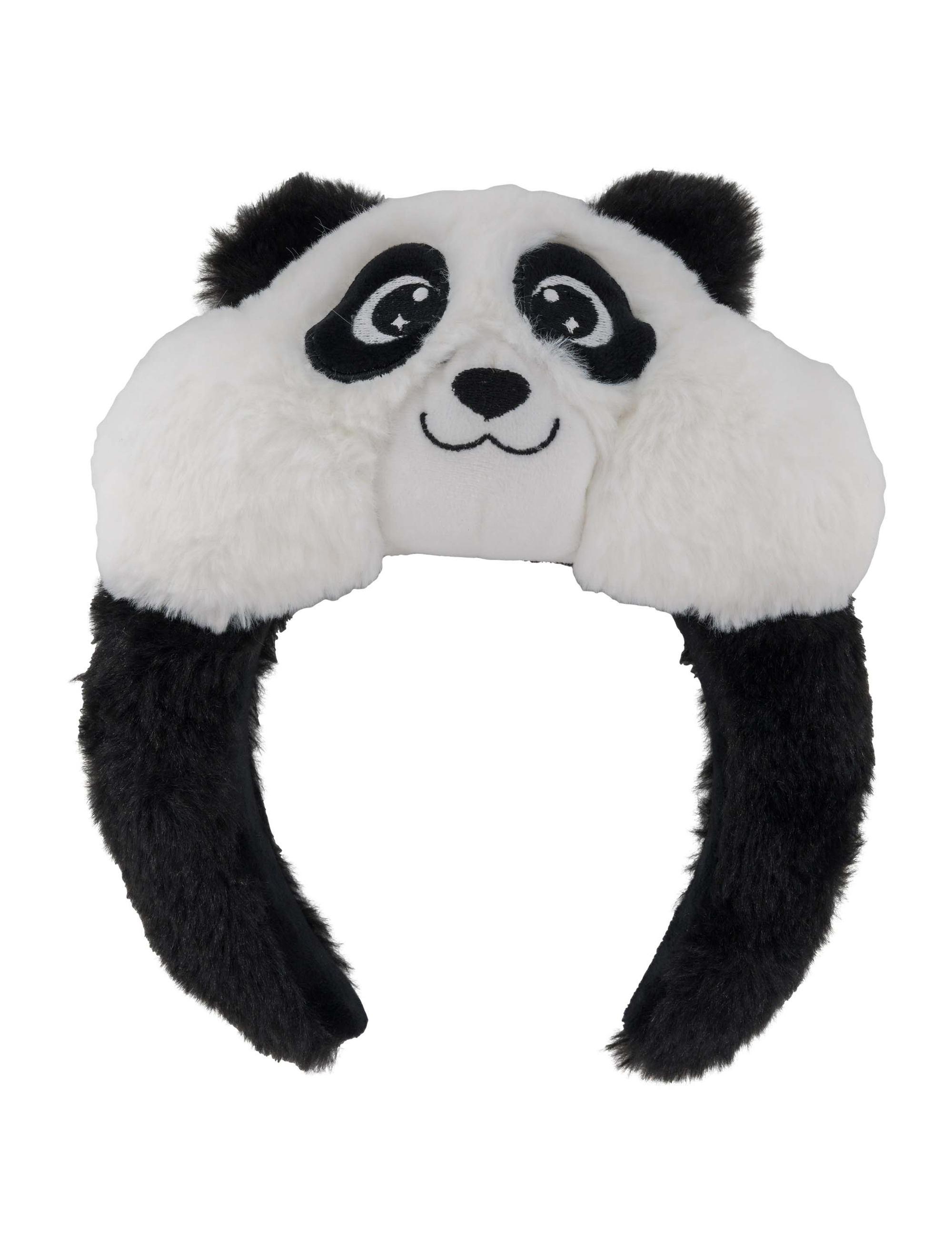 Haarreif Panda schwarz/weiß