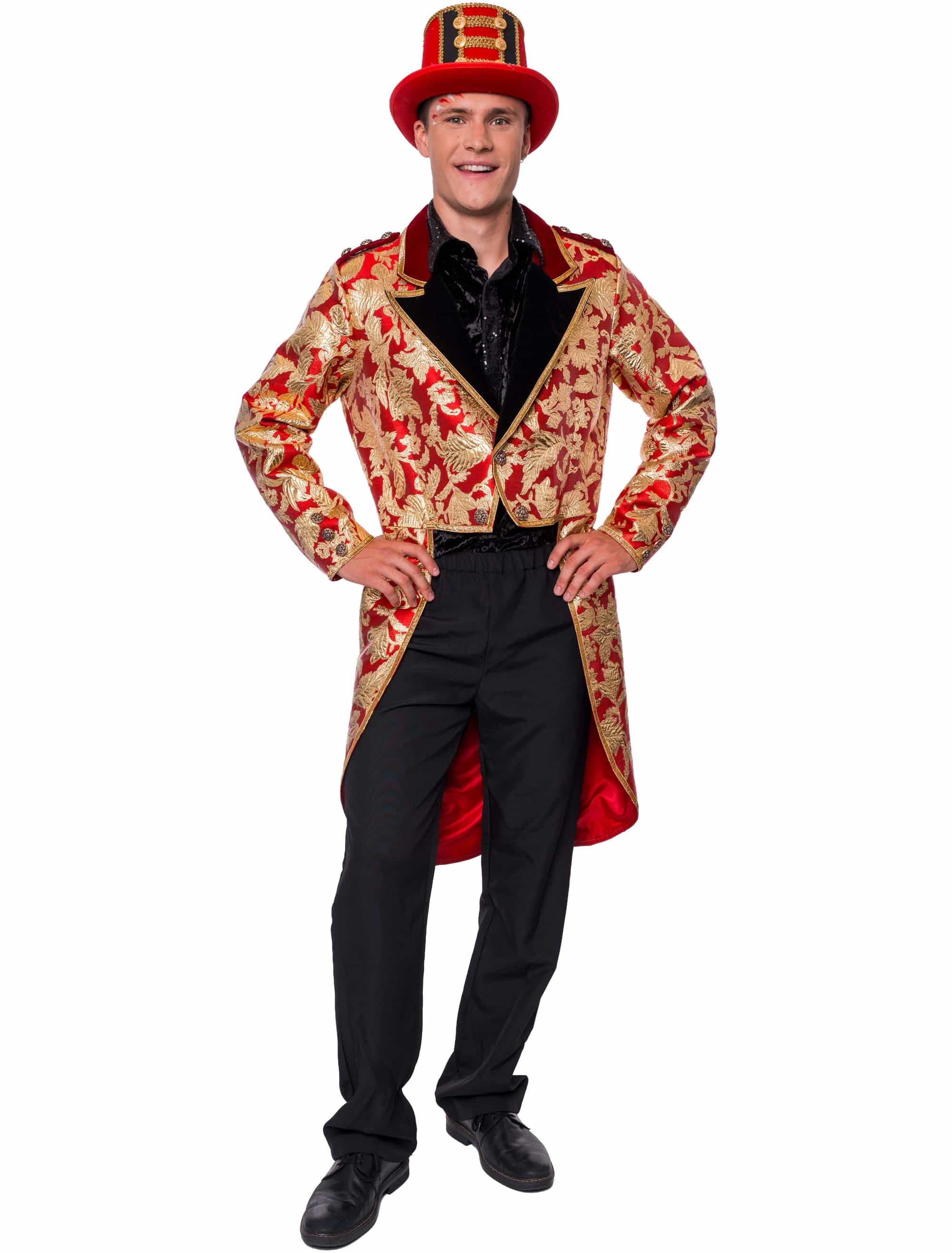 Frack Barock Herren rot/gold S