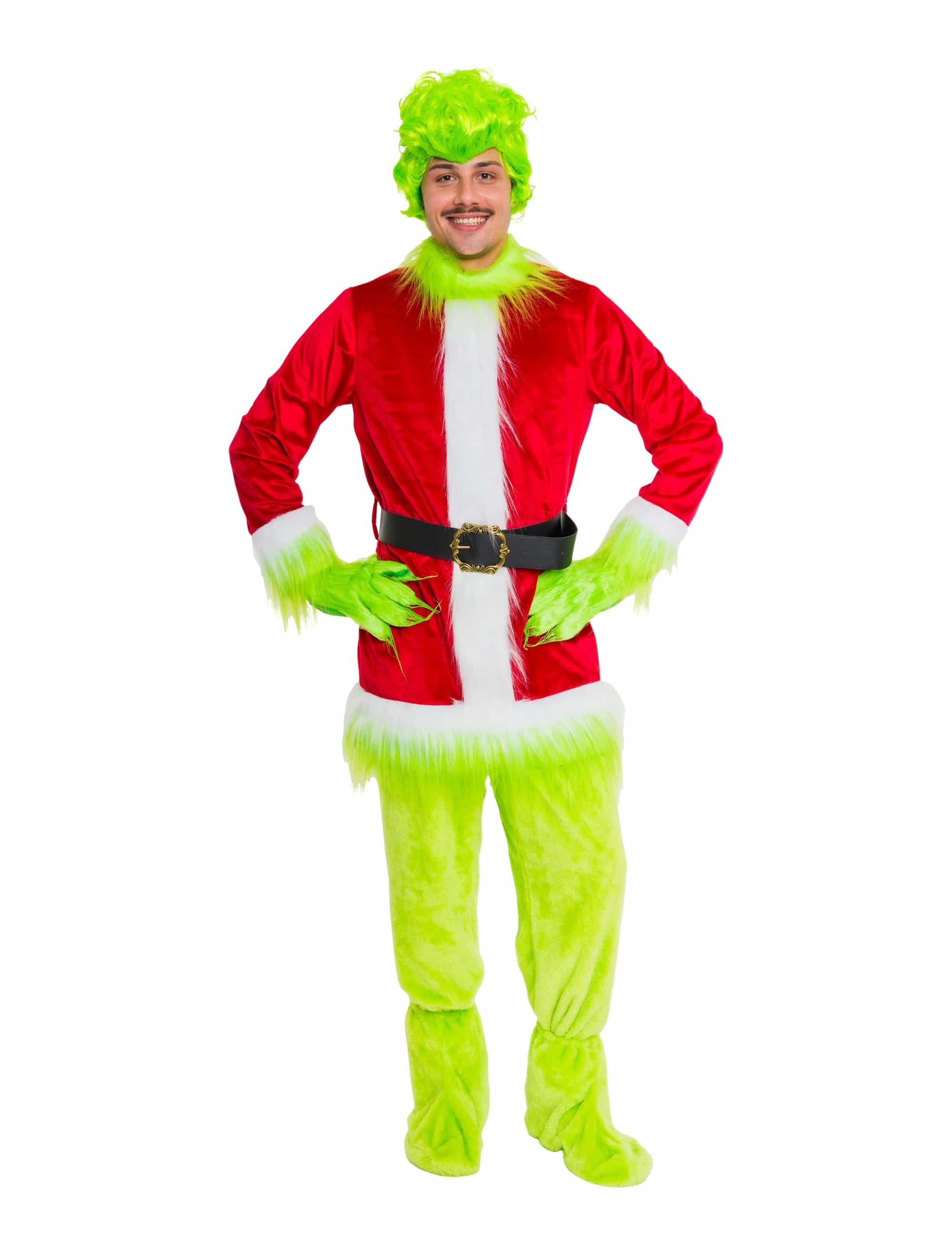 Hose Weihnachtsschreck 2-tlg. grün S/M