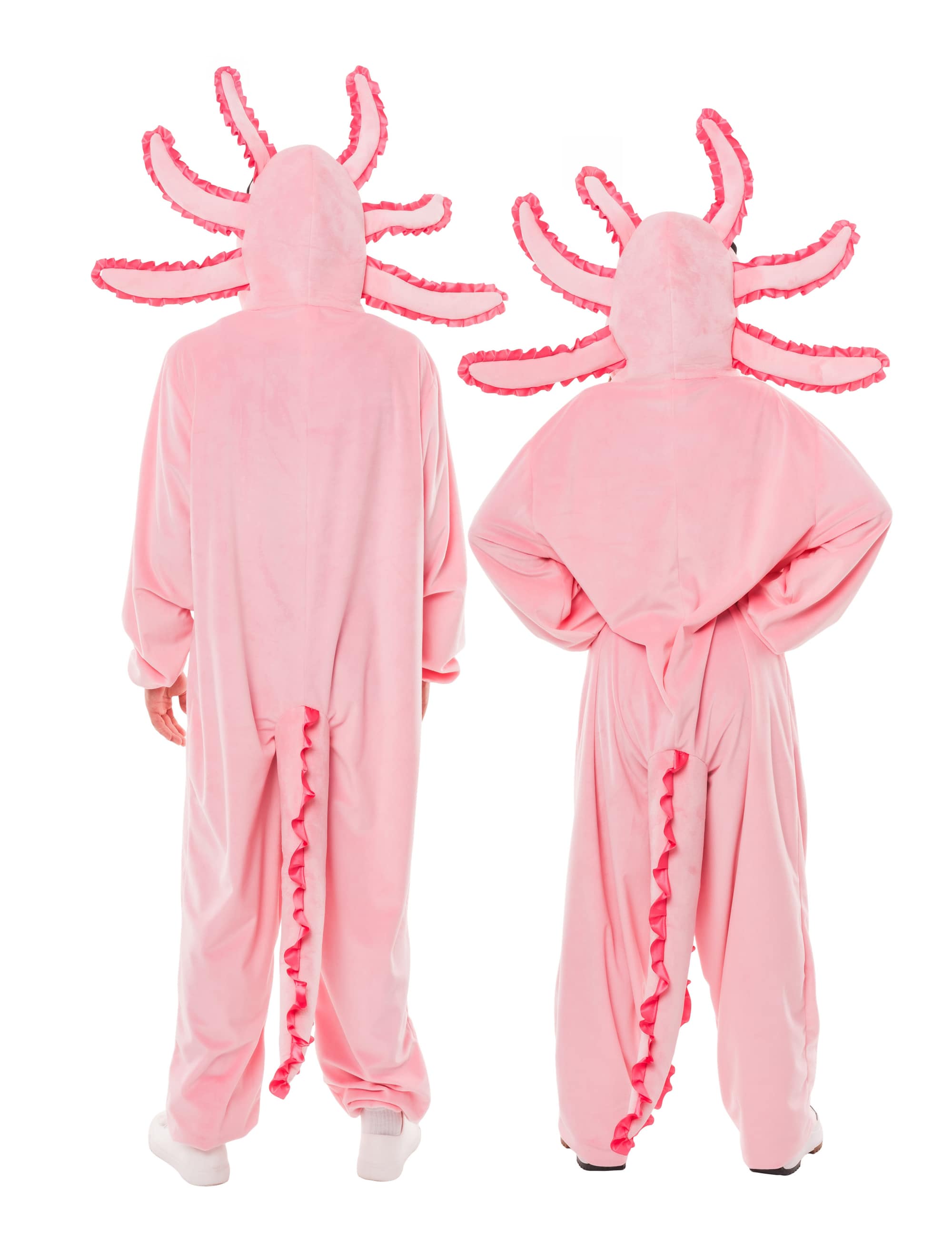 Overall Plüsch Axolotl Damen rosa 34/36