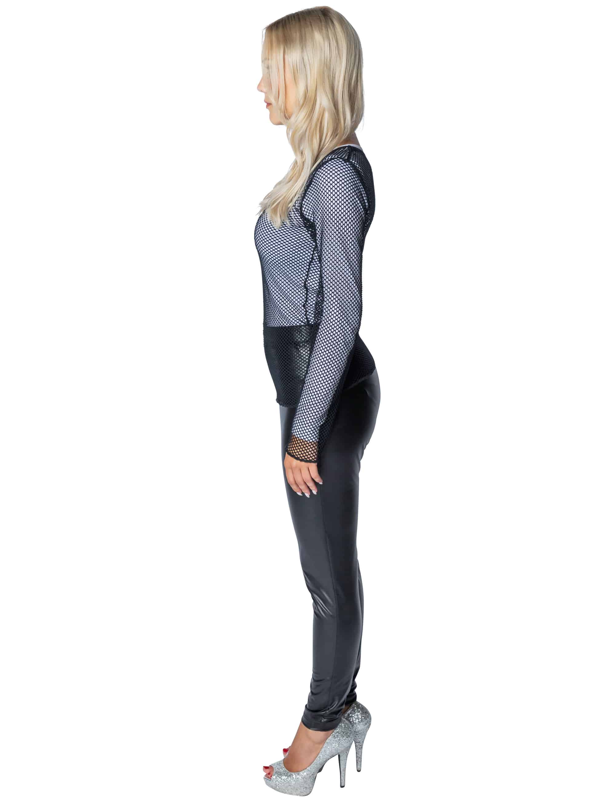 Netzshirt Damen schwarz 42-44