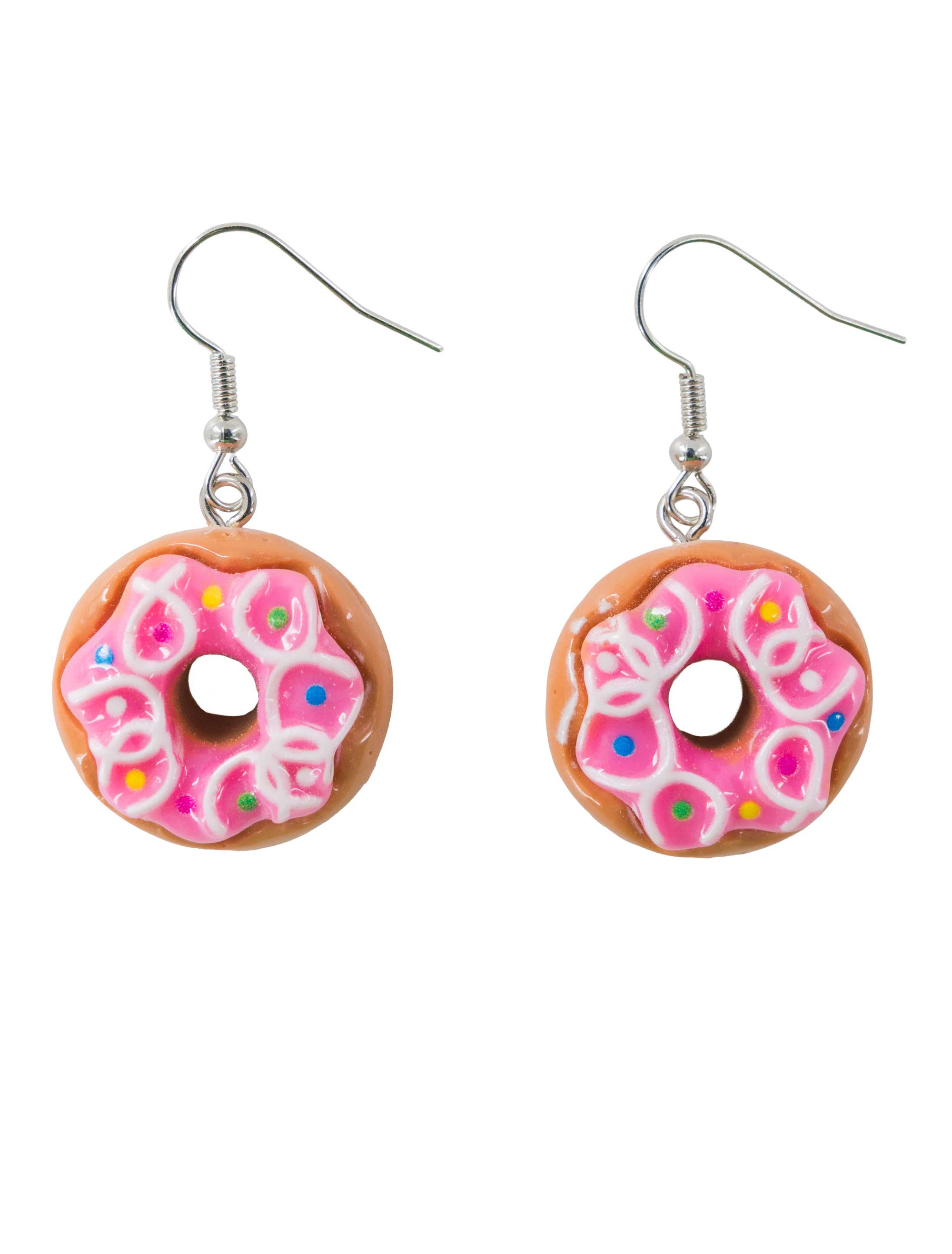 Ohrringe Donuts rosa