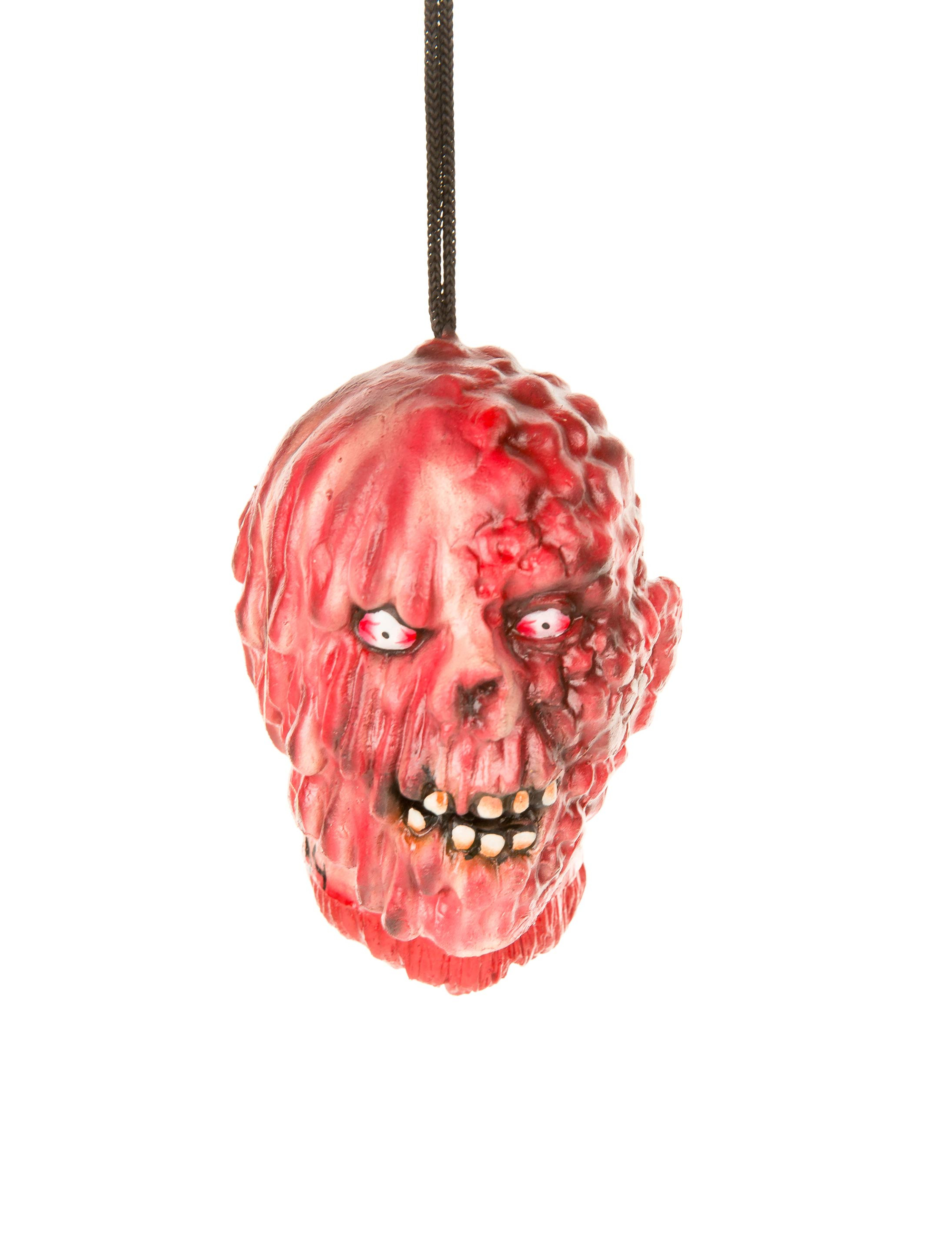 Kopf Zombie blutig mit Schlaufe