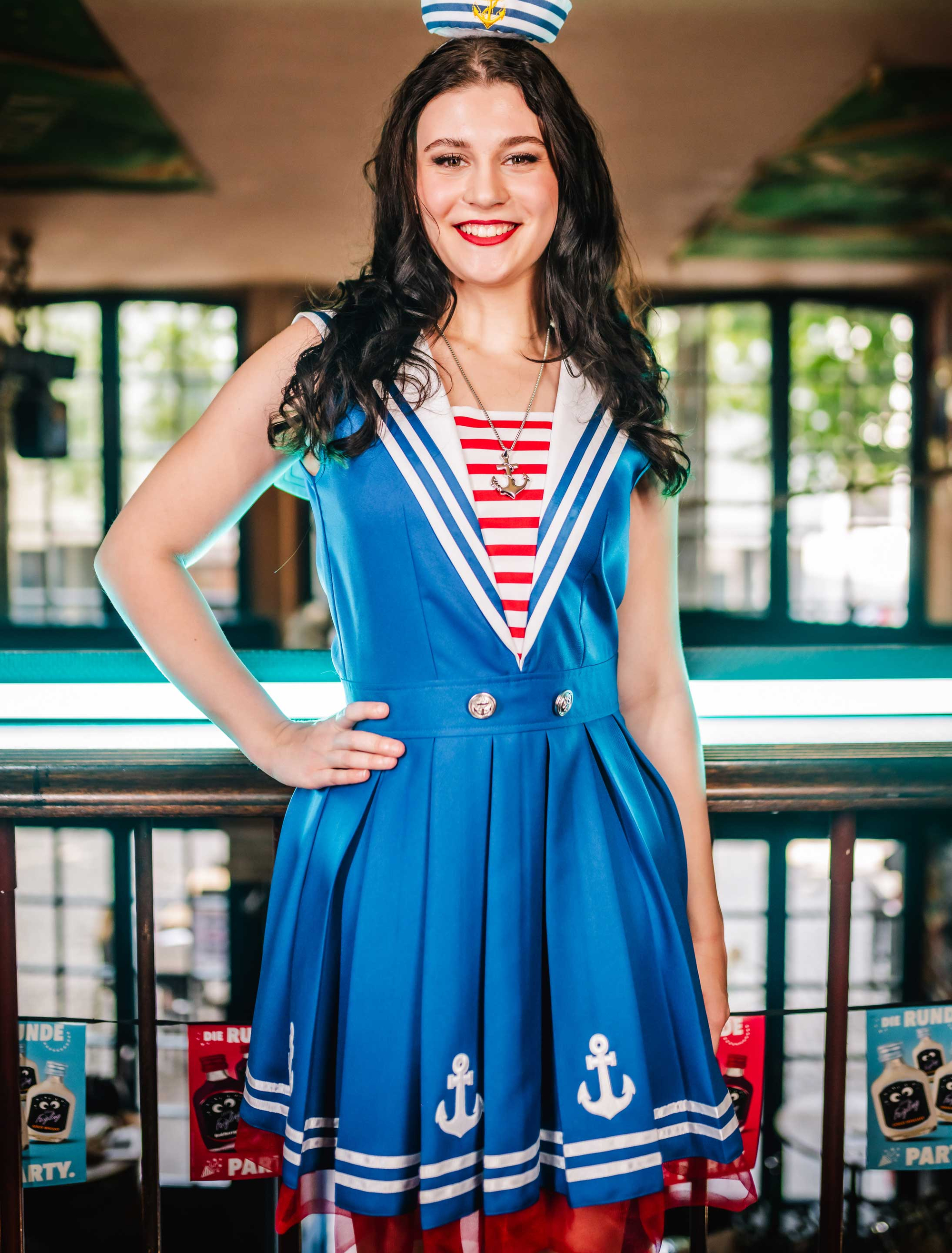 Kleid Matrosin blau M