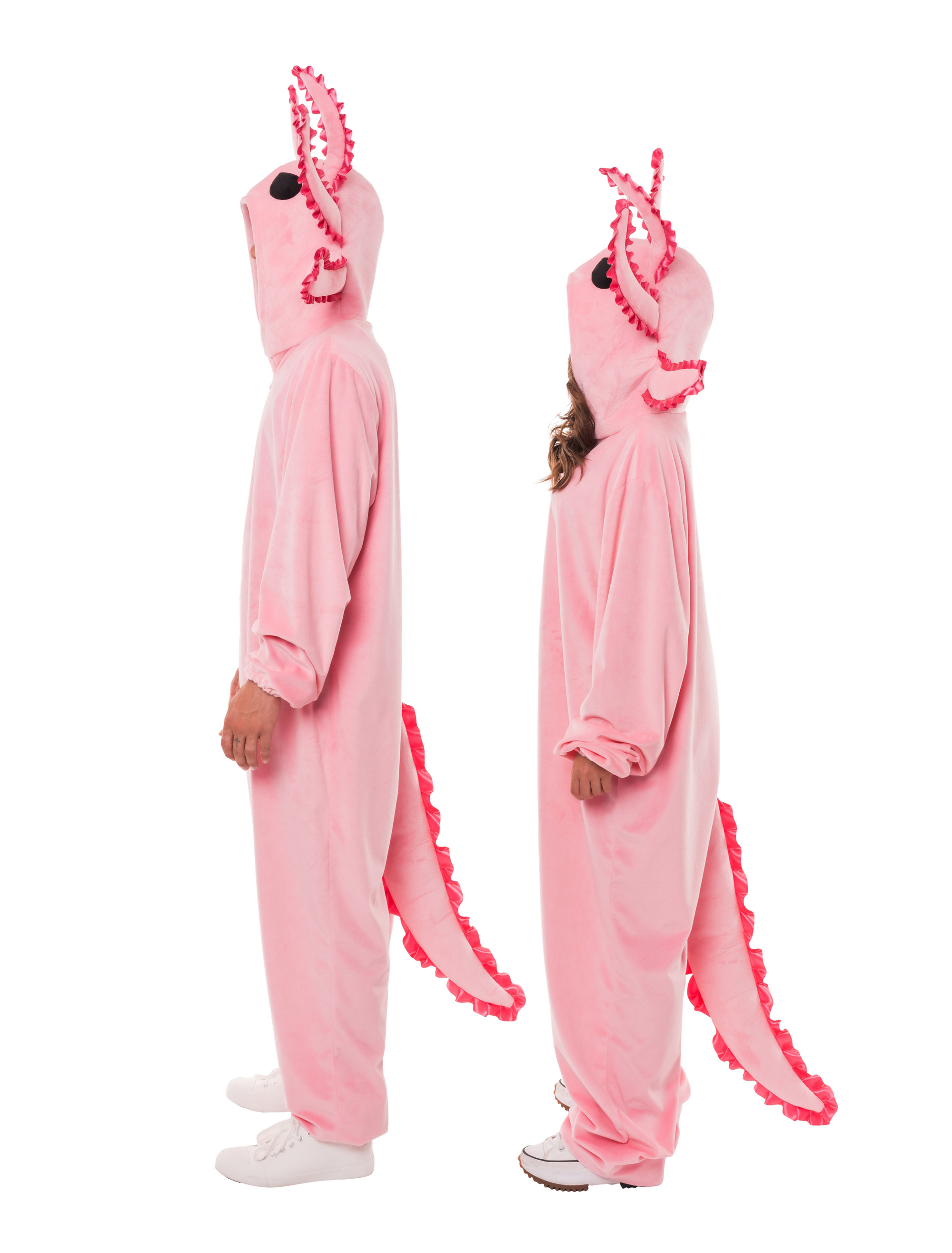 Overall Plüsch Axolotl Damen rosa 34/36