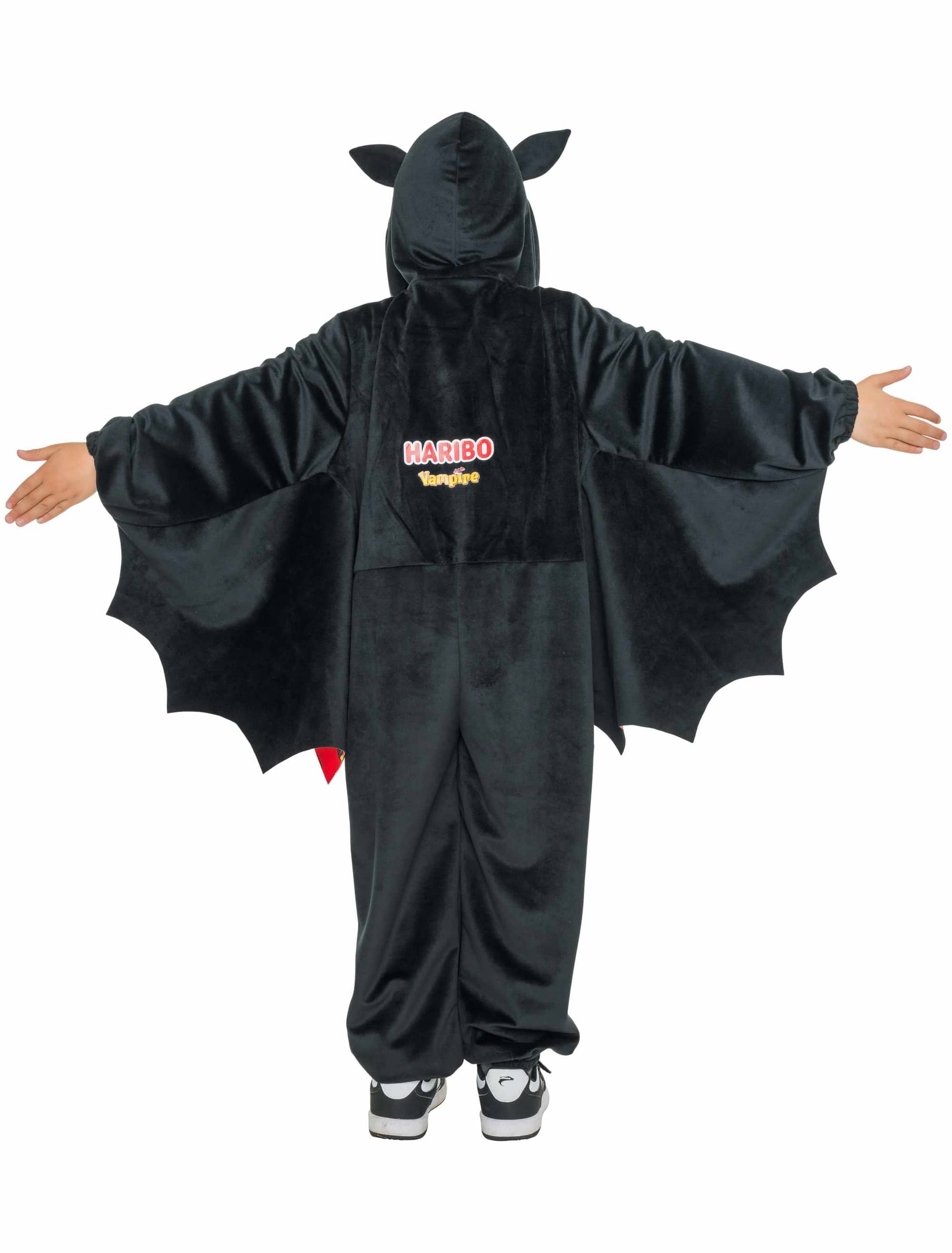 Overall HARIBO Vampire Plüsch schwarz/rot 164/176