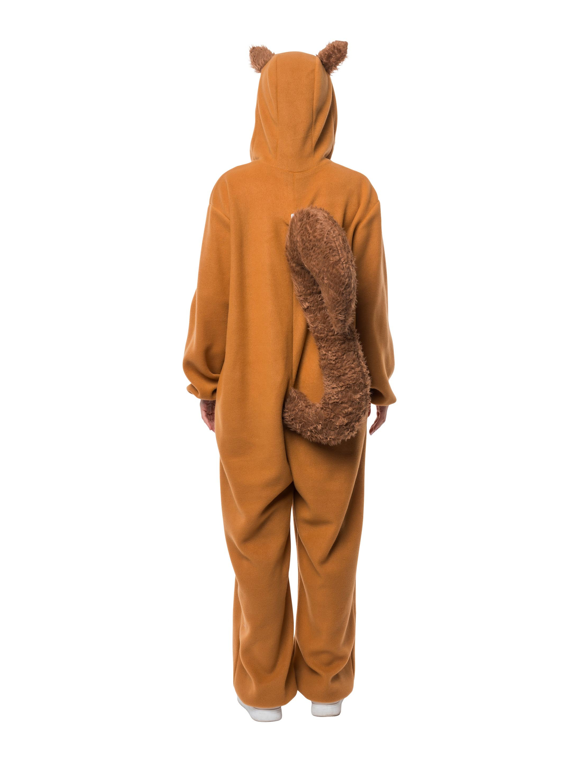 Overall Eichhörnchen Plüsch hellbraun XS/S