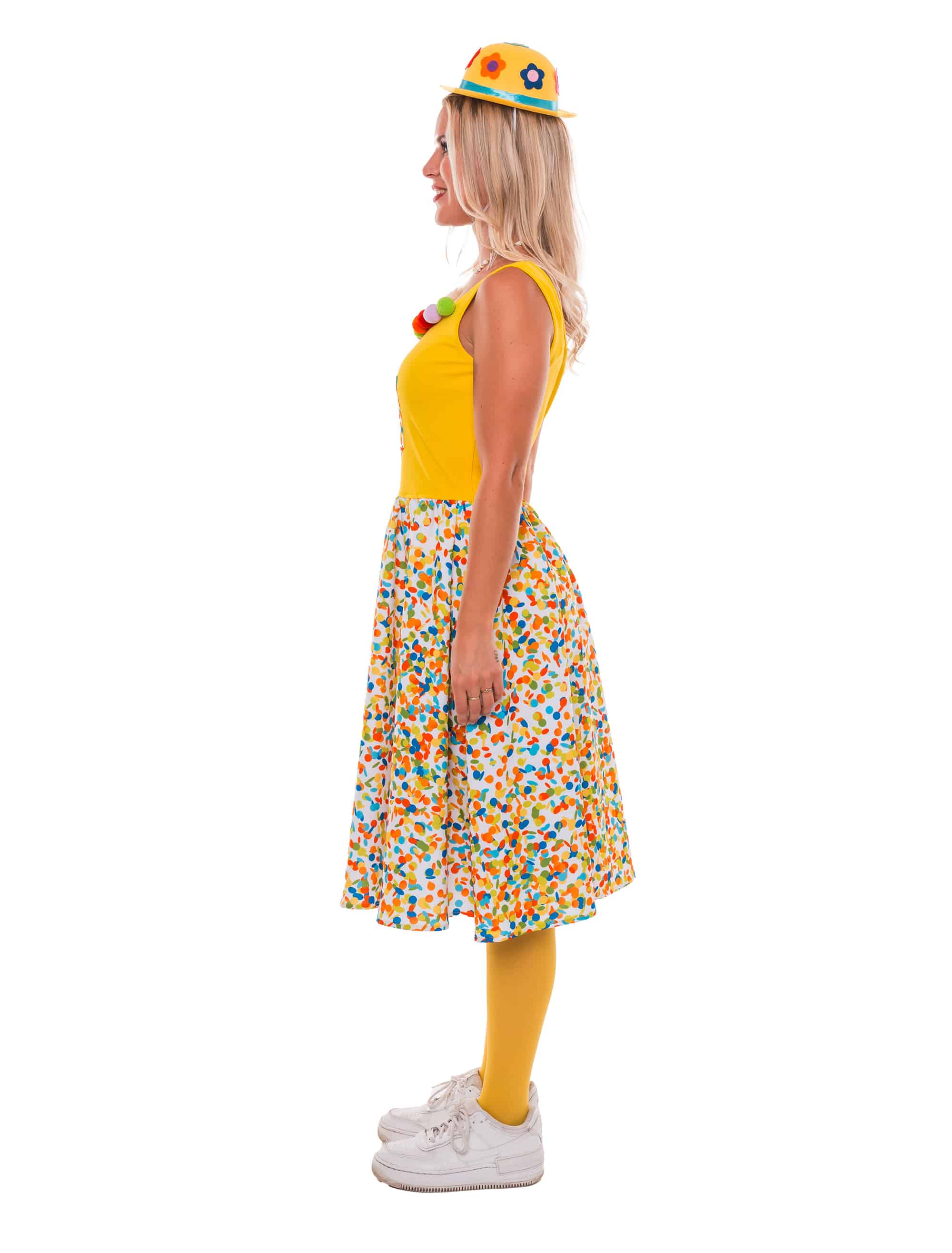 Kleid Konfetti Damen bunt 2XL/3XL