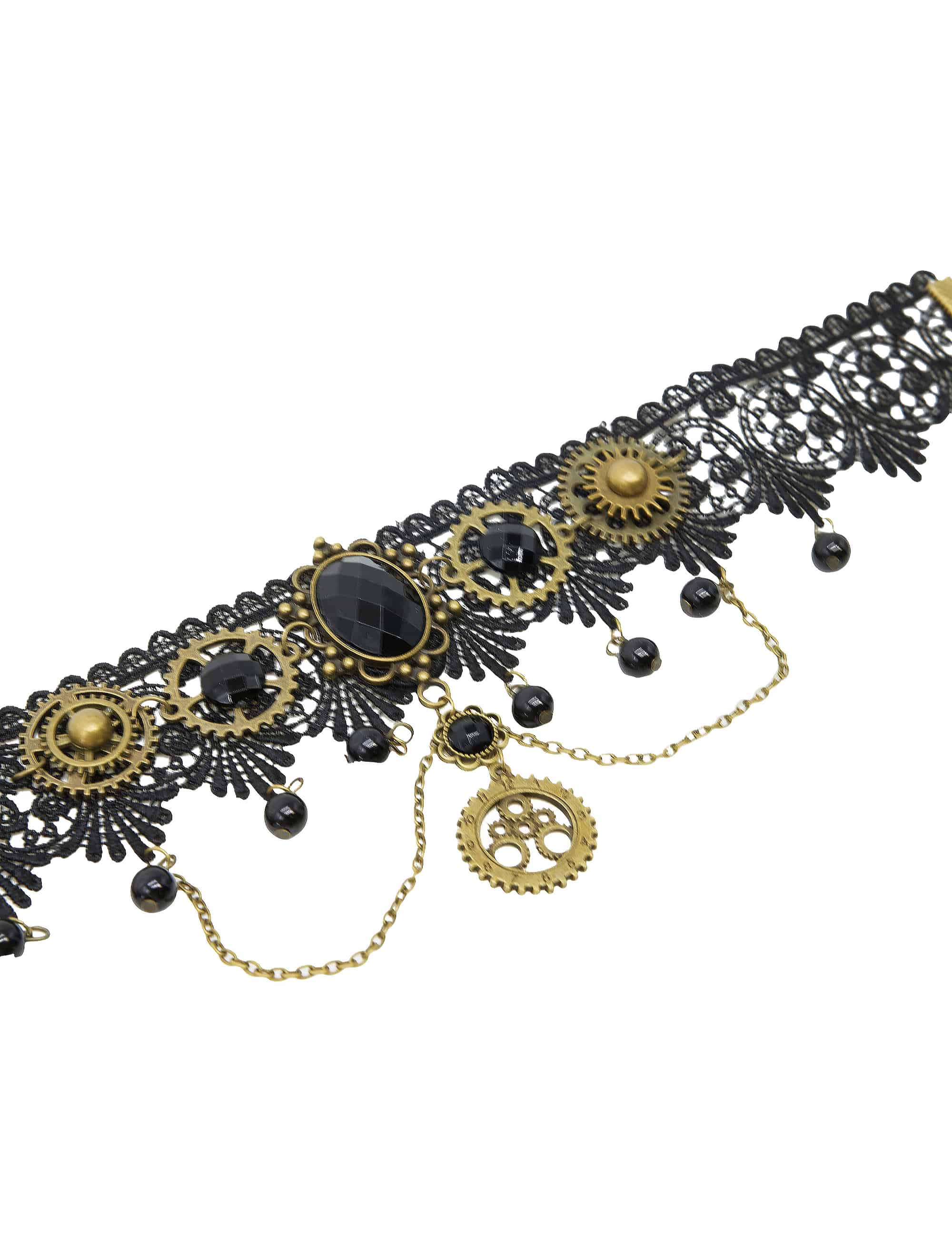 Choker Steampunk schwarz