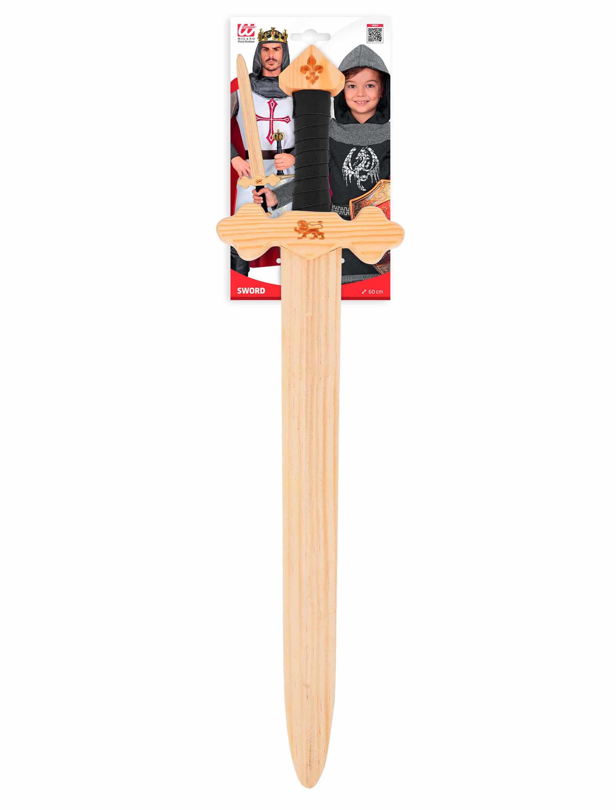 Holzschwert beige