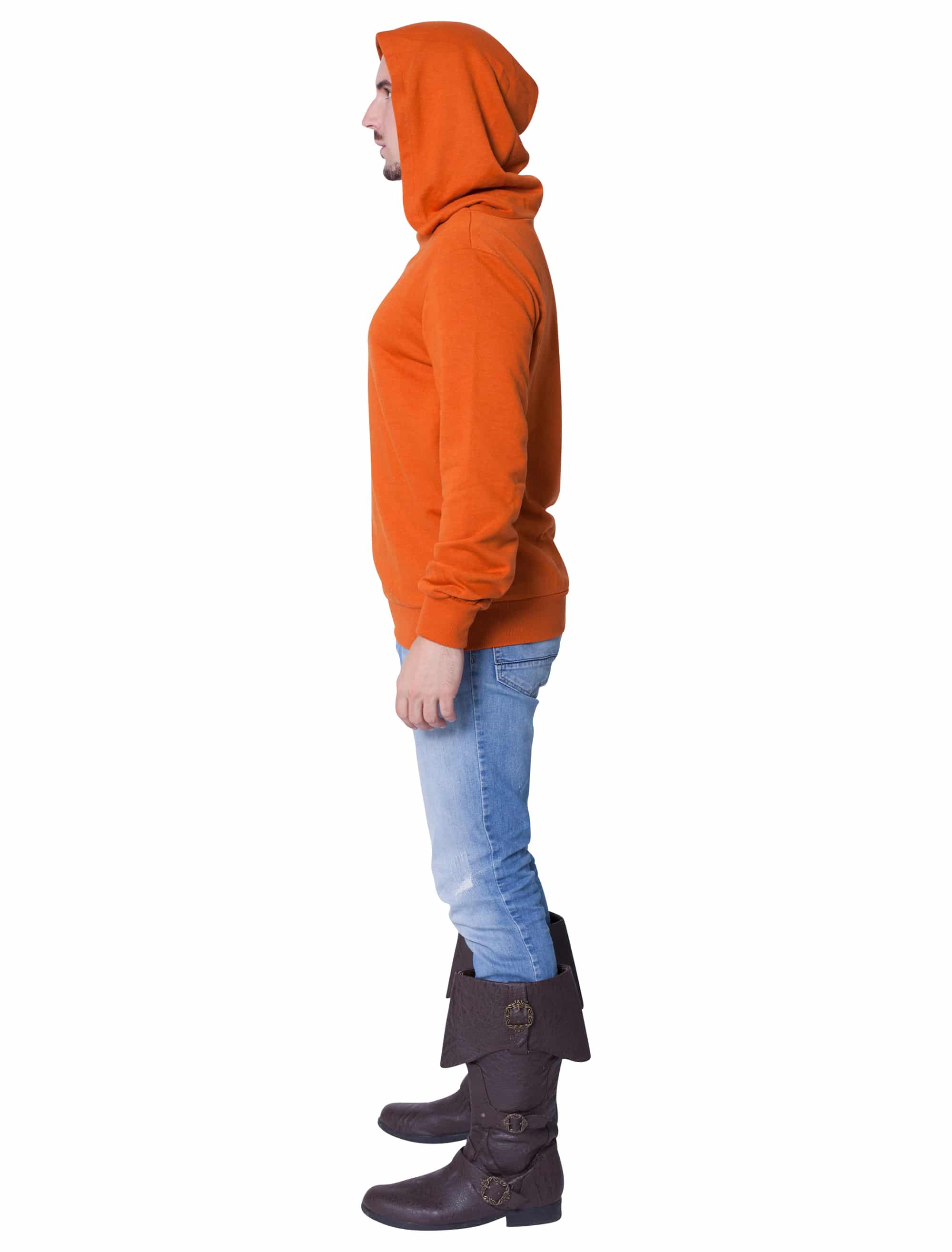Pullover mit Kapuze braun S/M
