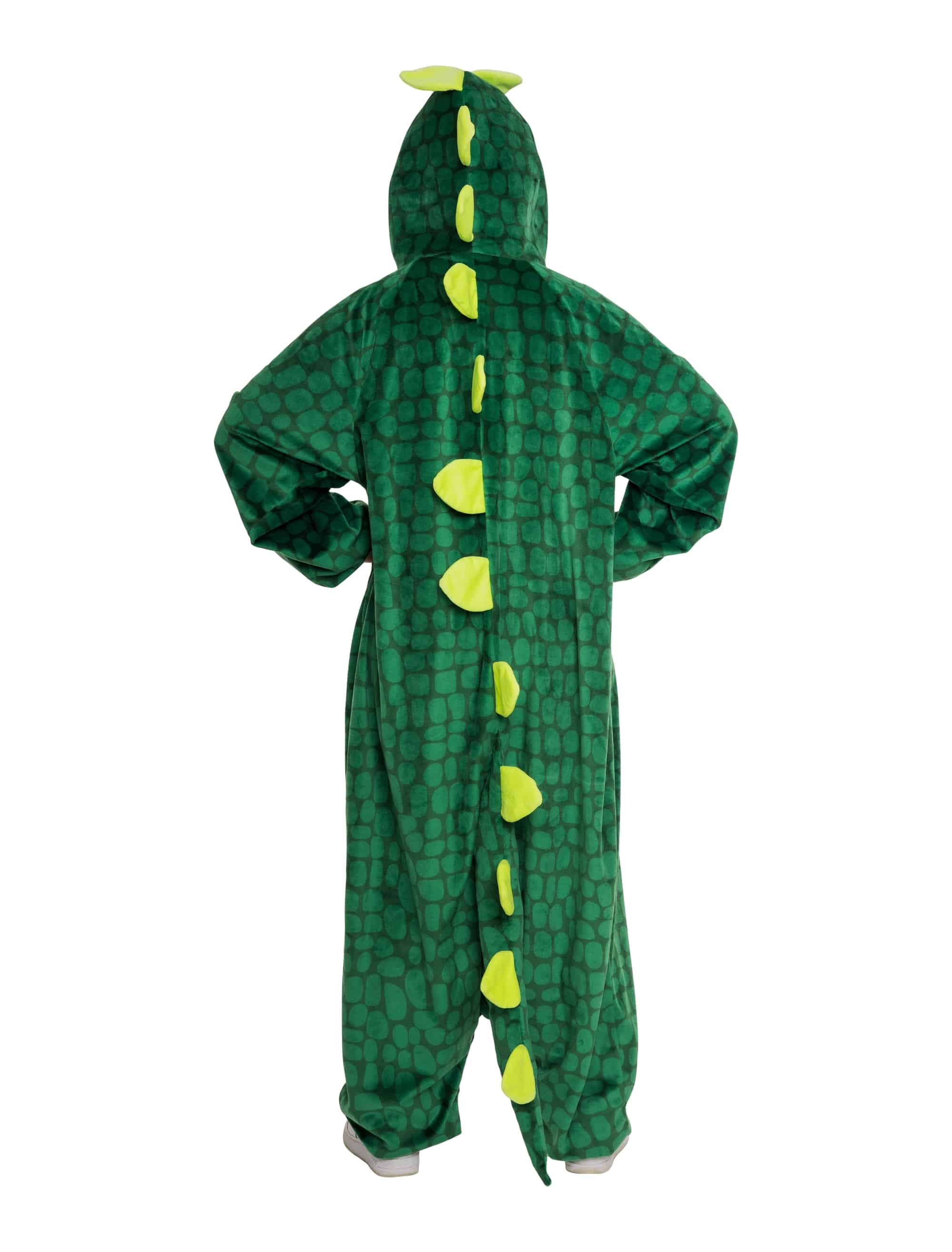 Overall Krokodil Plüsch Damen grün 34/36