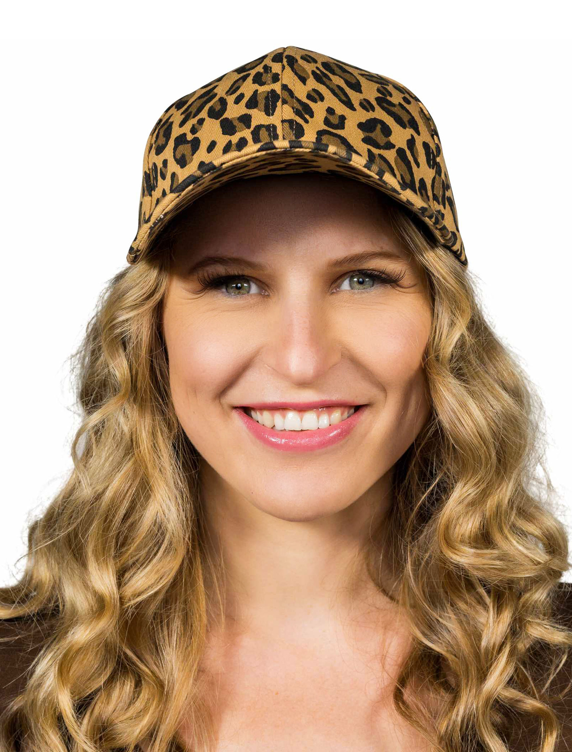 Baseballcap Leopard braun/schwarz
