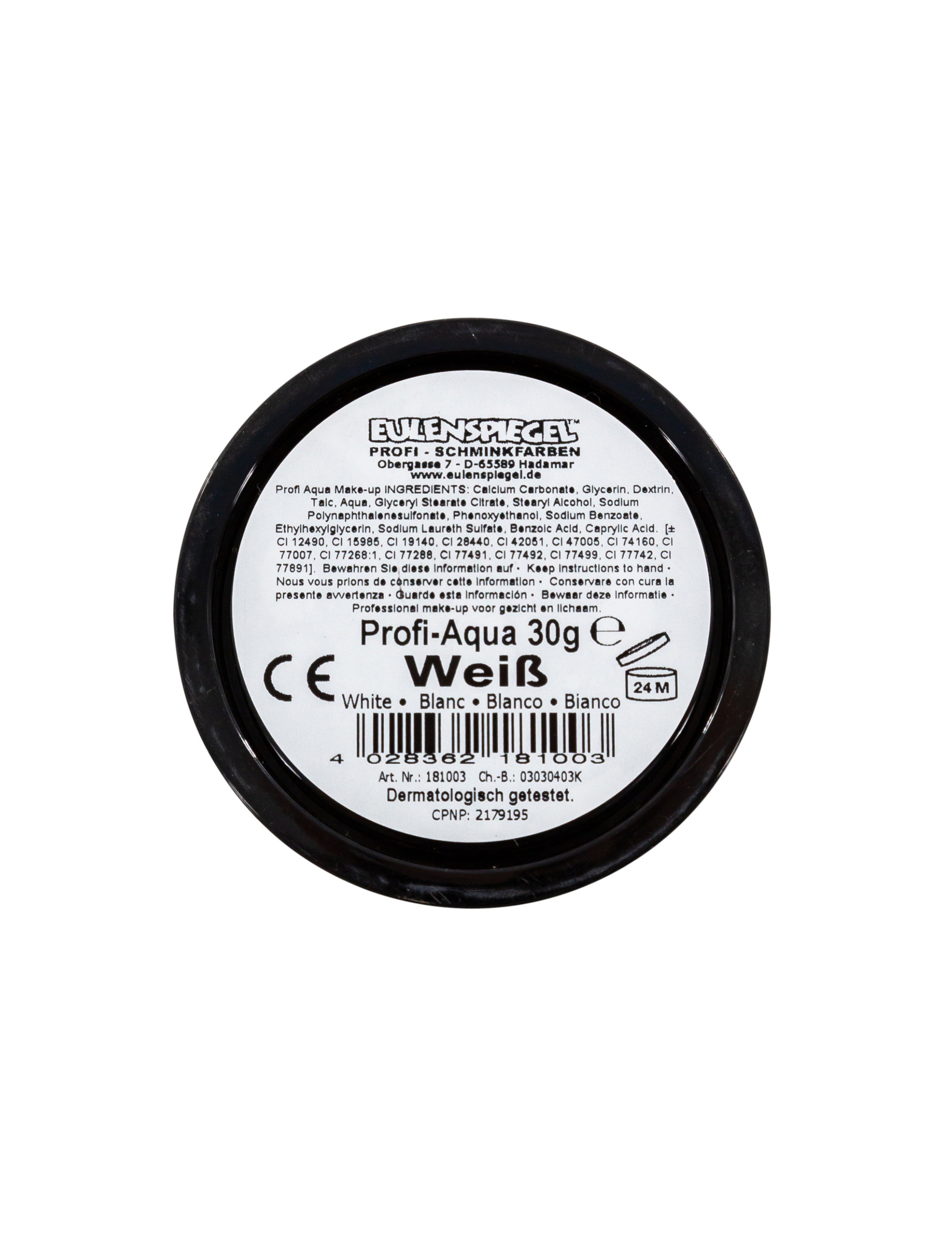Water Make-Up 20ml weiß