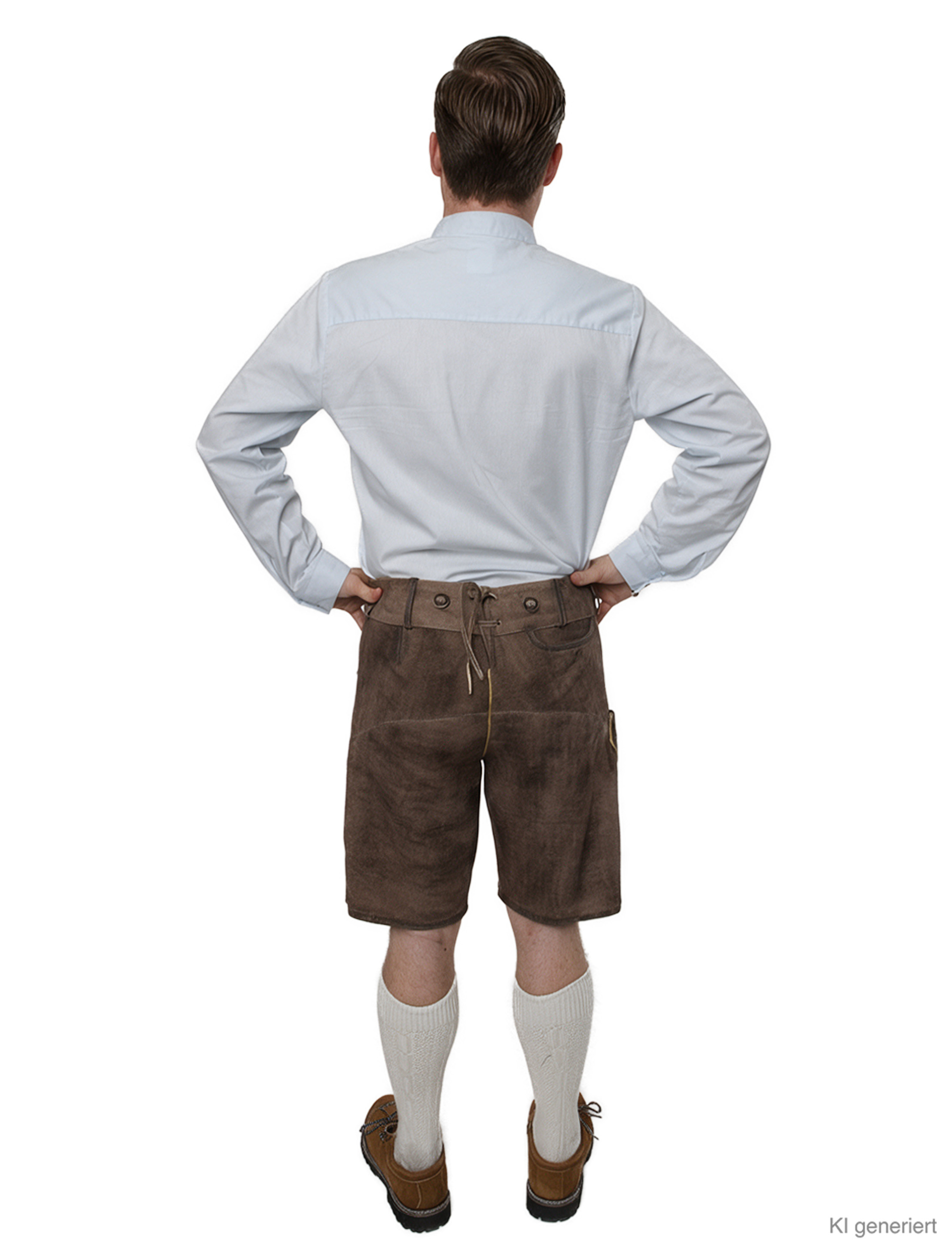 Lederhose Leo Herren braun 3XL