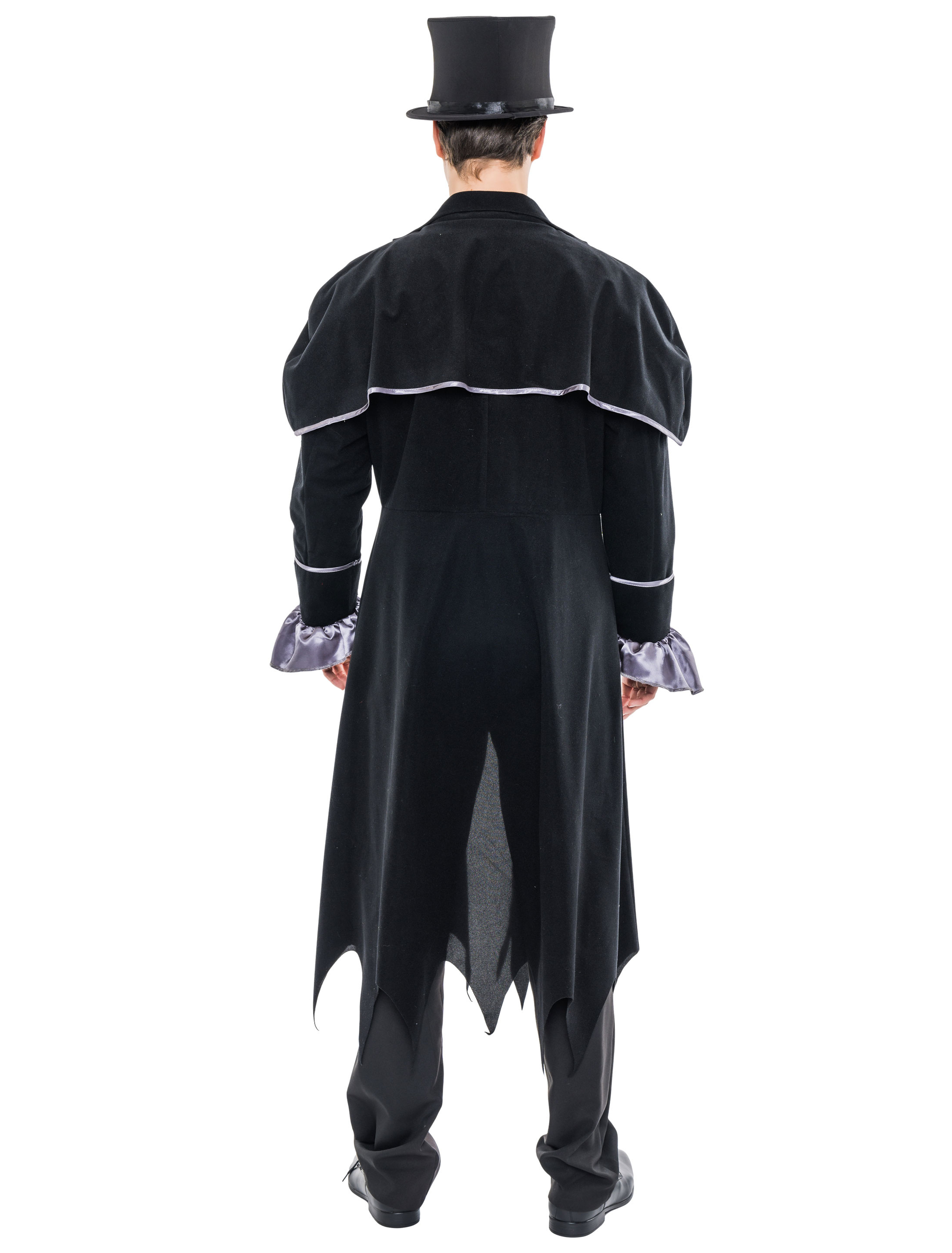 Mantel Vampir Herren schwarz S