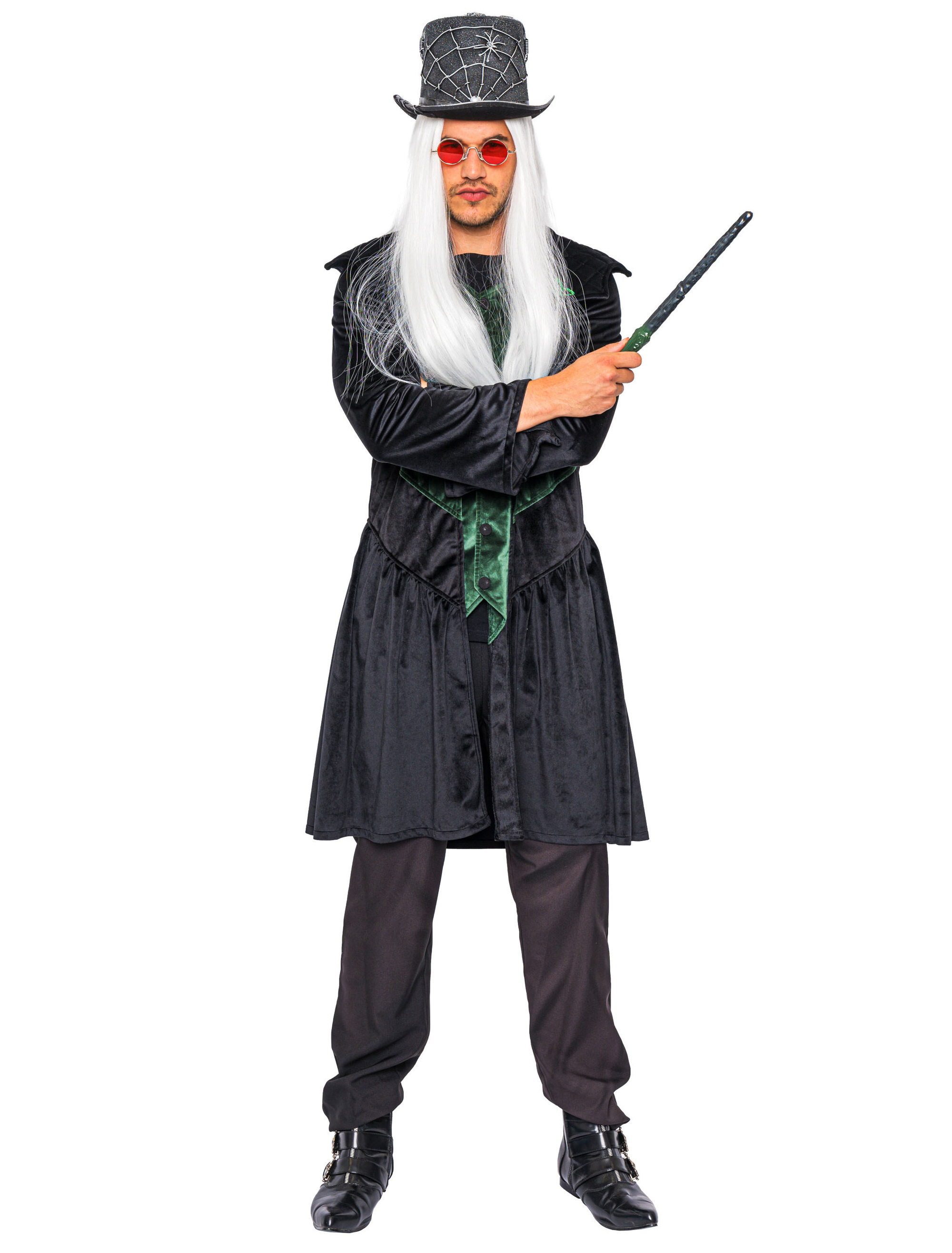 Mantel Zauberer Herren schwarz S