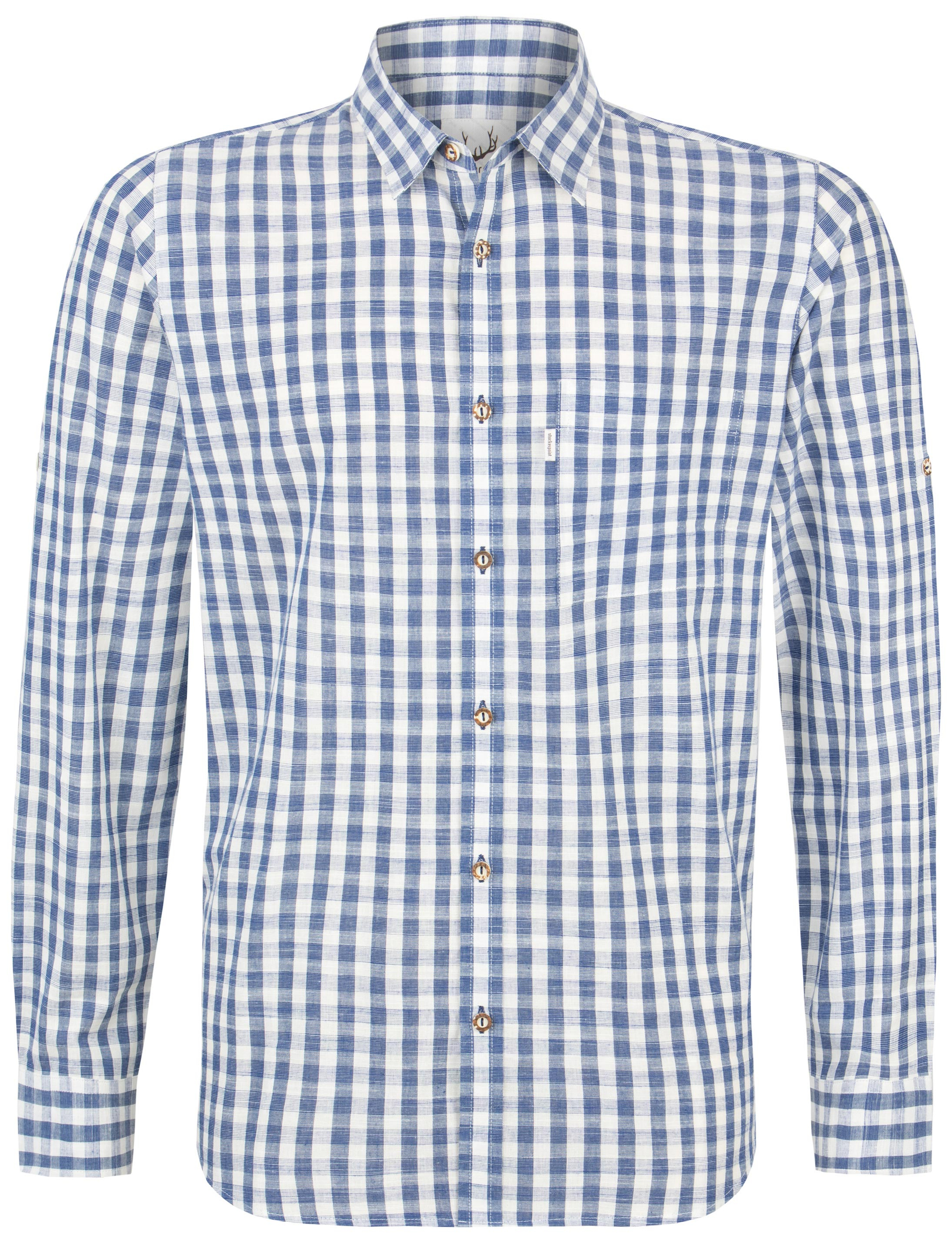 Trachtenhemd Marco Herren blau M