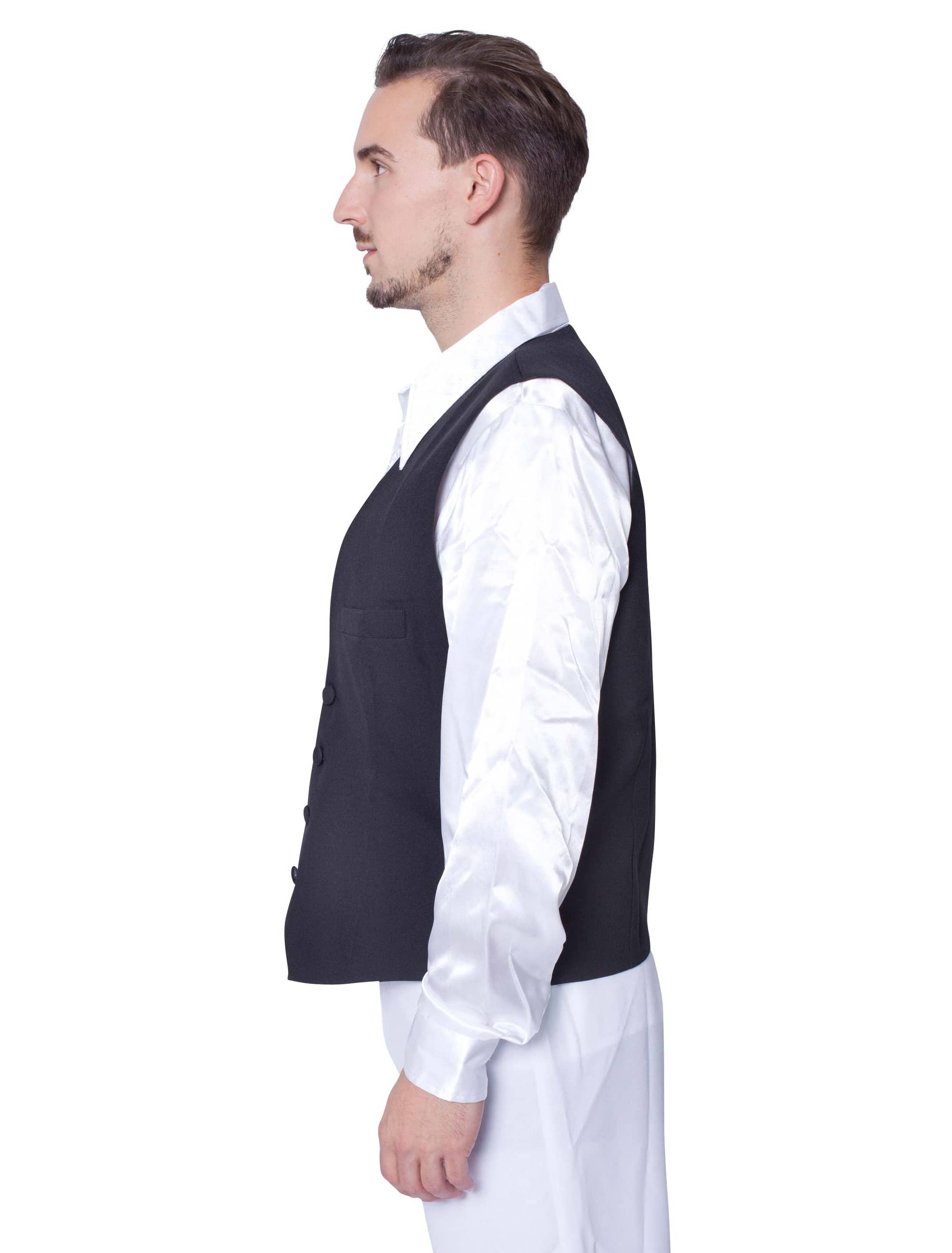 Weste Herren schwarz 50/52