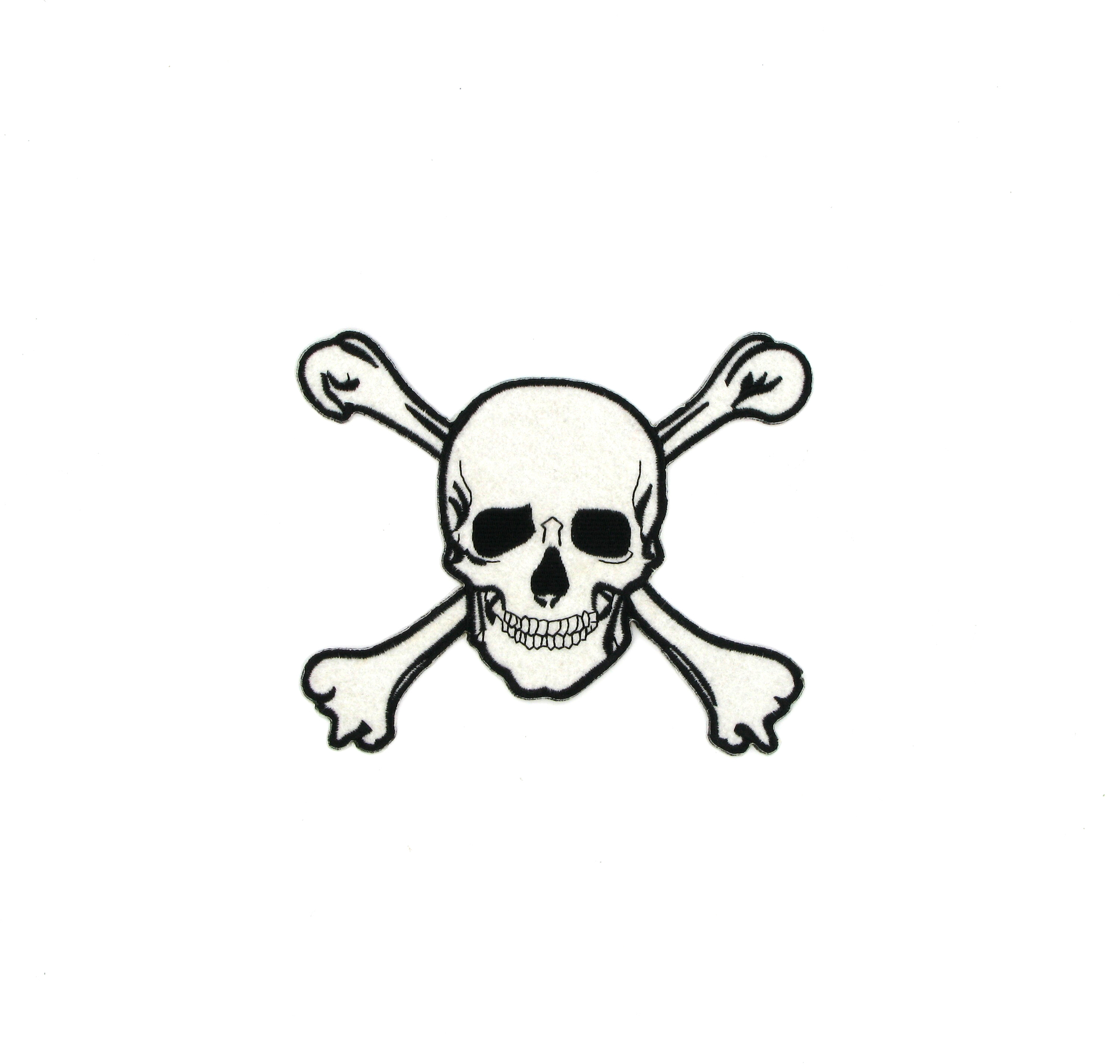 Bügelpatch Totenkopf 12cm